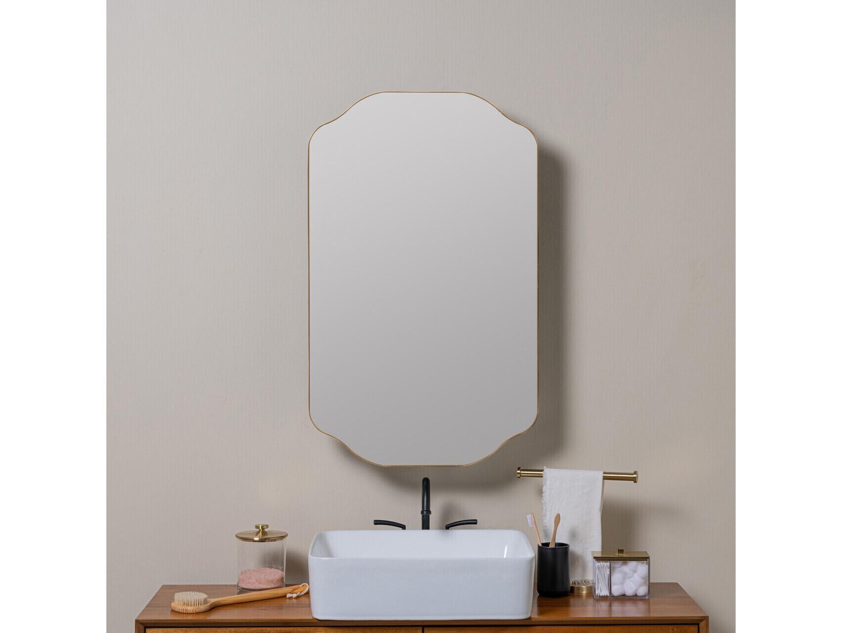 Cooper Classics Sebastian Gold Medicine Cabinet