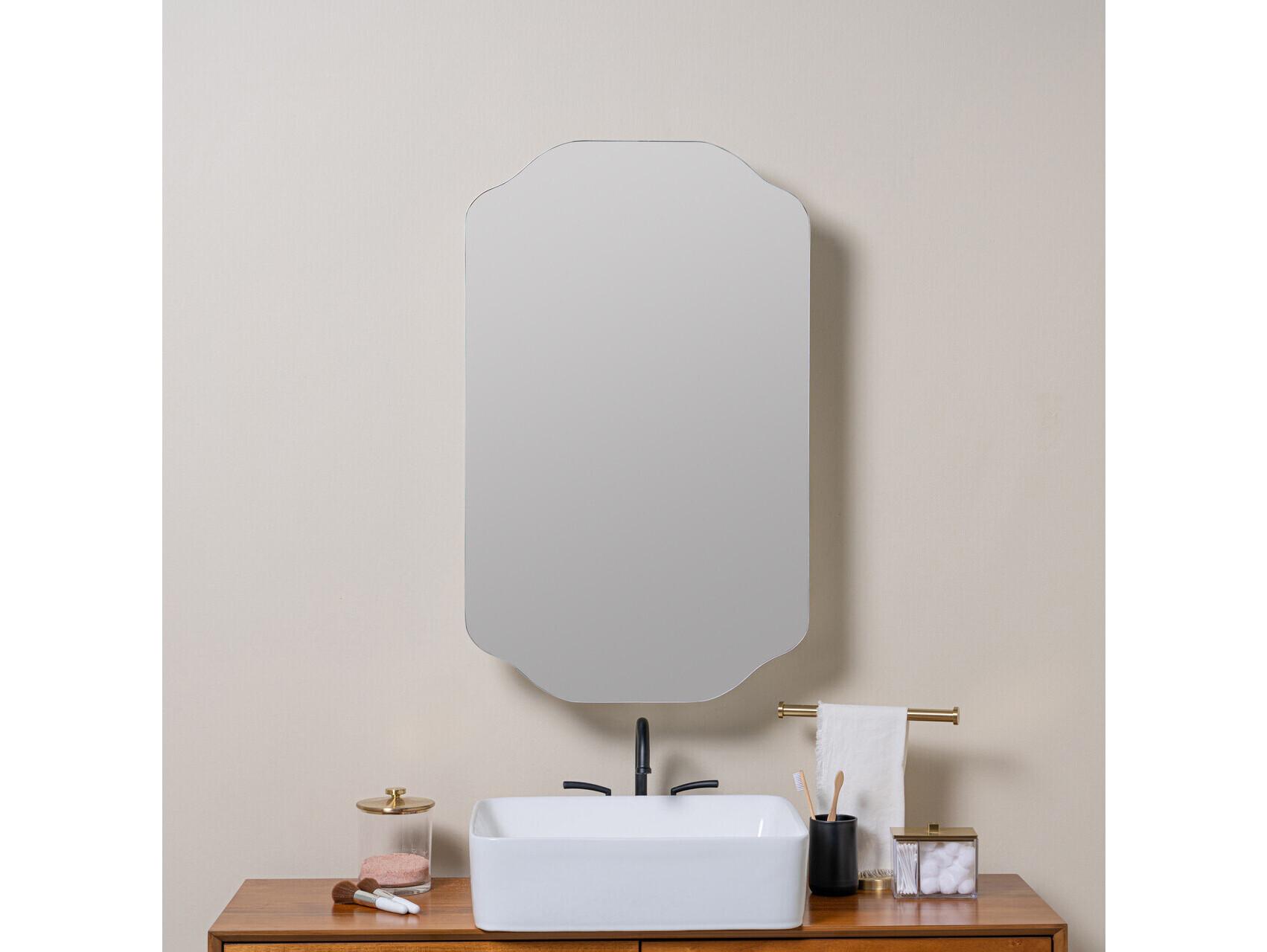 Cooper Classics Sebastian Silver Medicine Cabinet