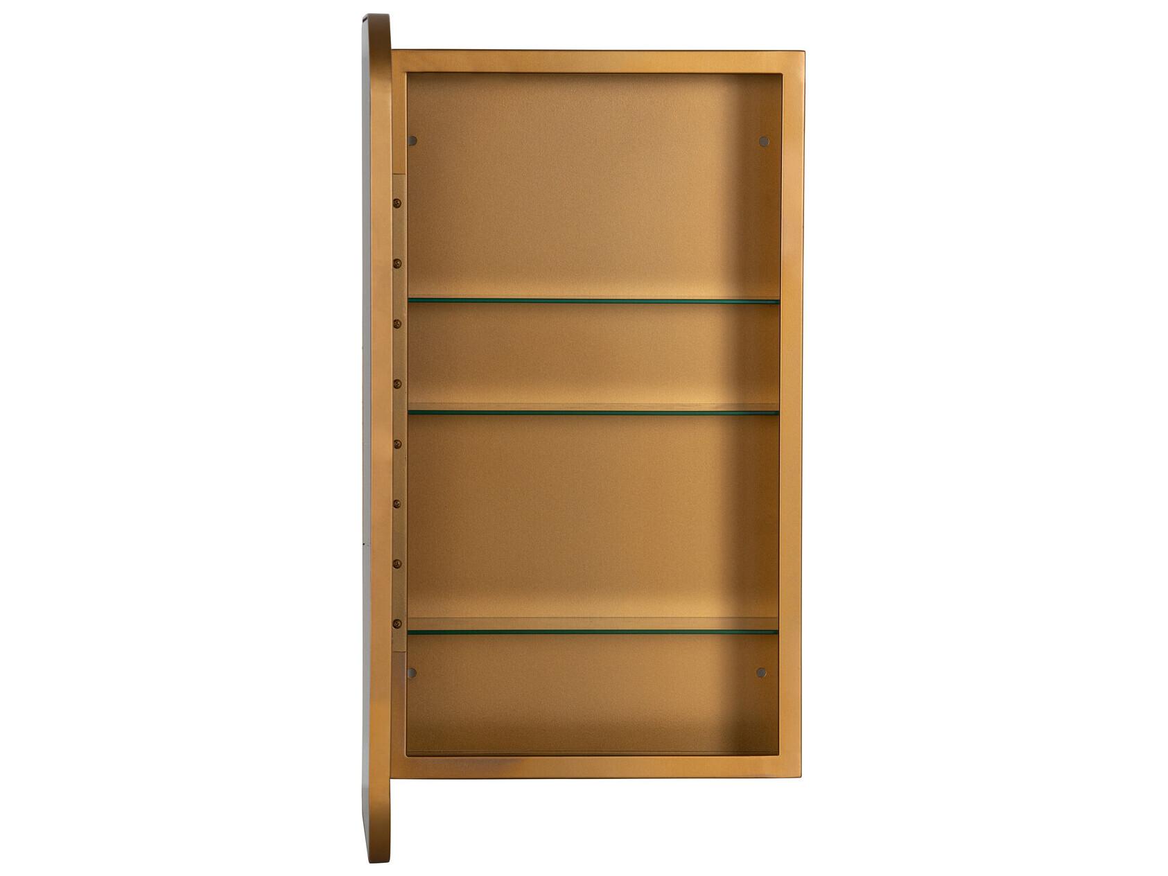 Cooper Classics Hadley Gold Medicine Cabinet