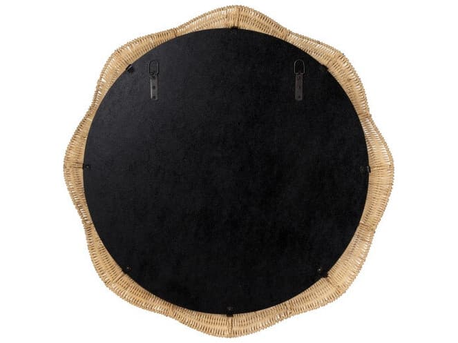 Cooper Classics Erin Gates Scalloped Linden Round Wall Mirror