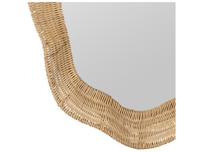 Cooper Classics Erin Gates Scalloped Linden Round Wall Mirror