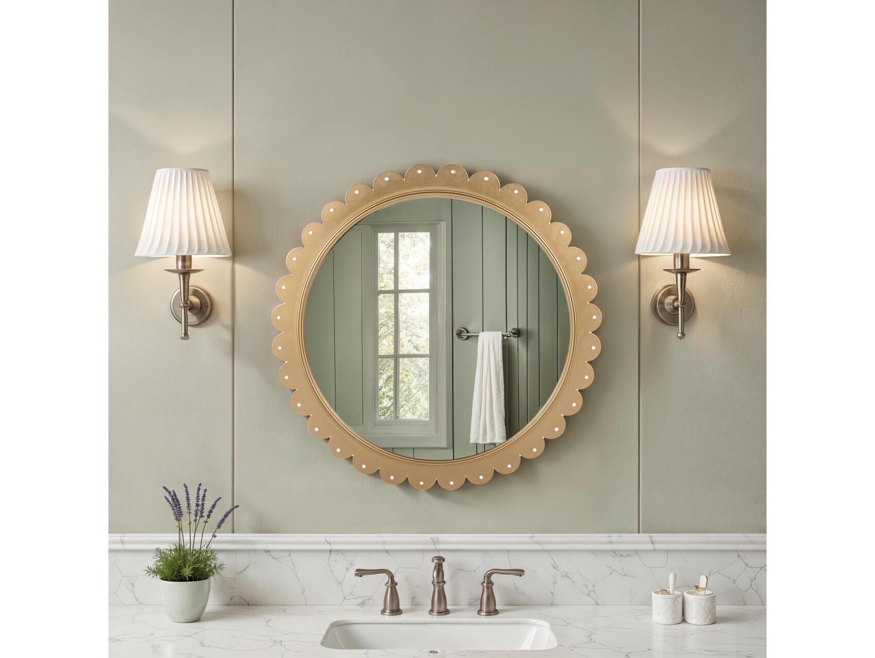 Cooper Classics Bria Hammel Candler Round Wall Mirror