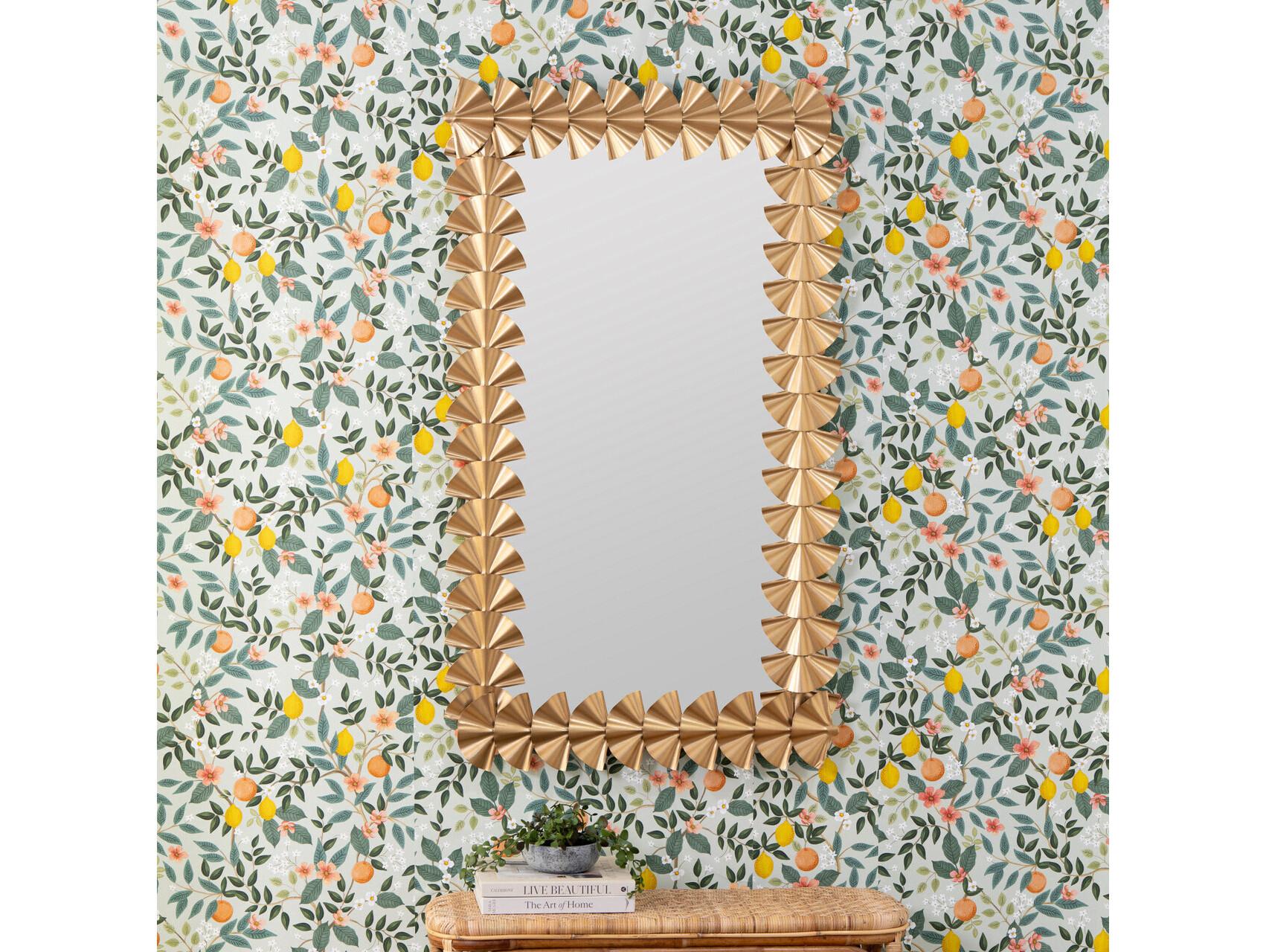 Cooper Classics Megan Molten Rita Rectangular Wall Mirror