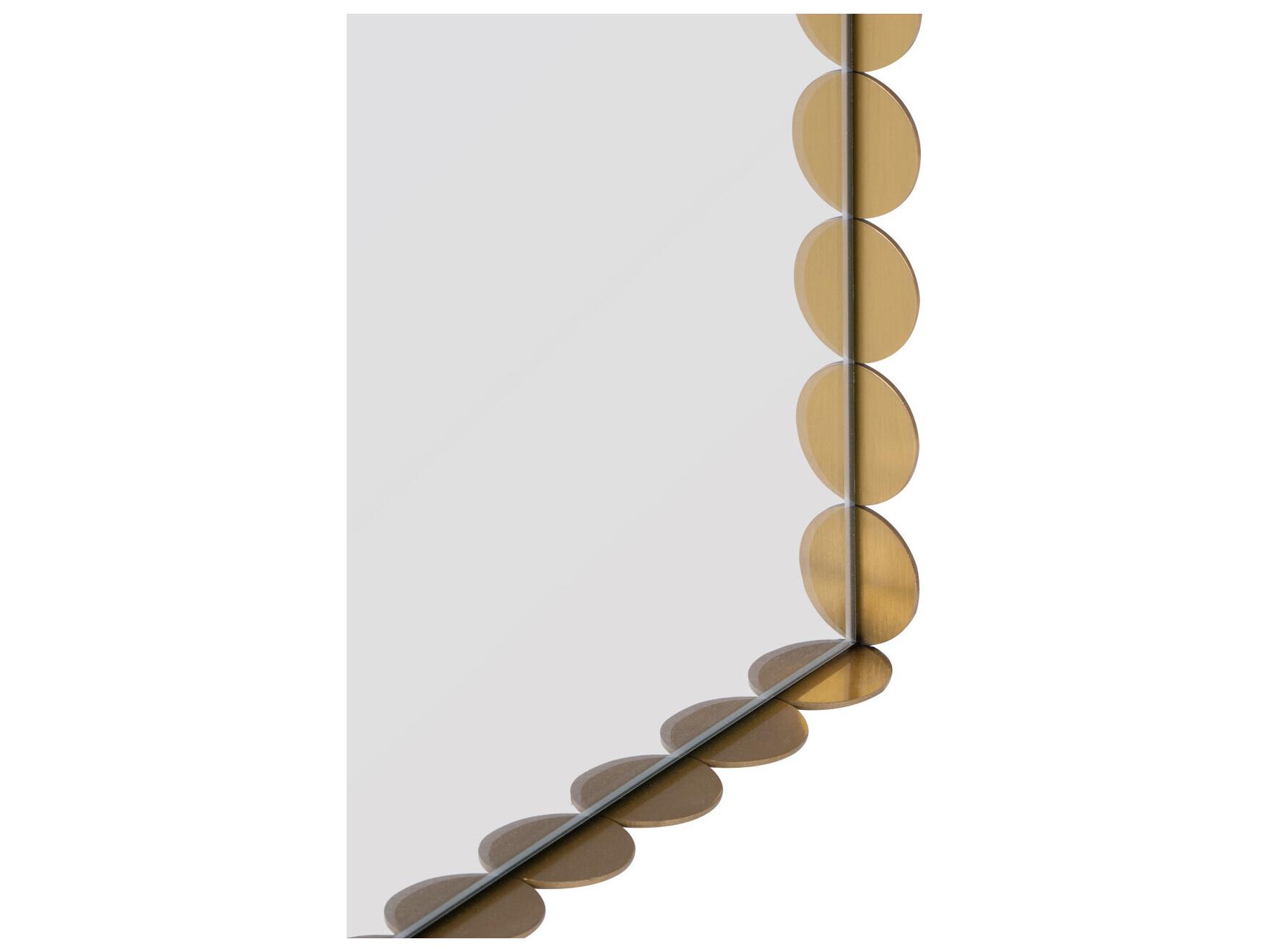 Cooper Classics Jules Arched Scalloped Mirror