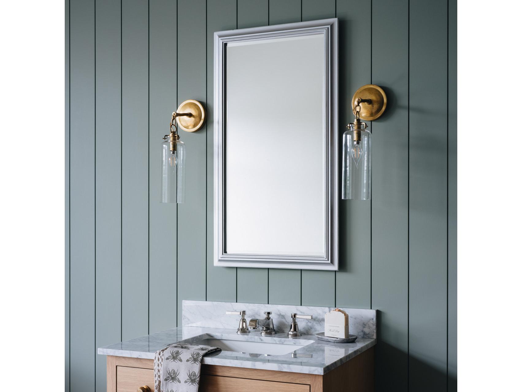 Cooper Classics Stoffer Home Georgian Silver Medicine Cabinet