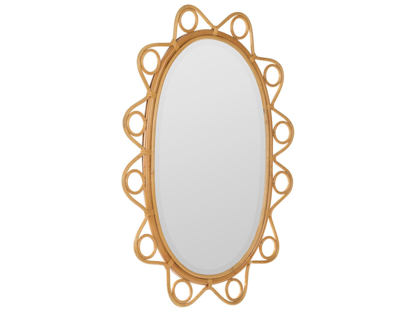 Cooper Classics Park and Oak Elin Oval Wall Mirror