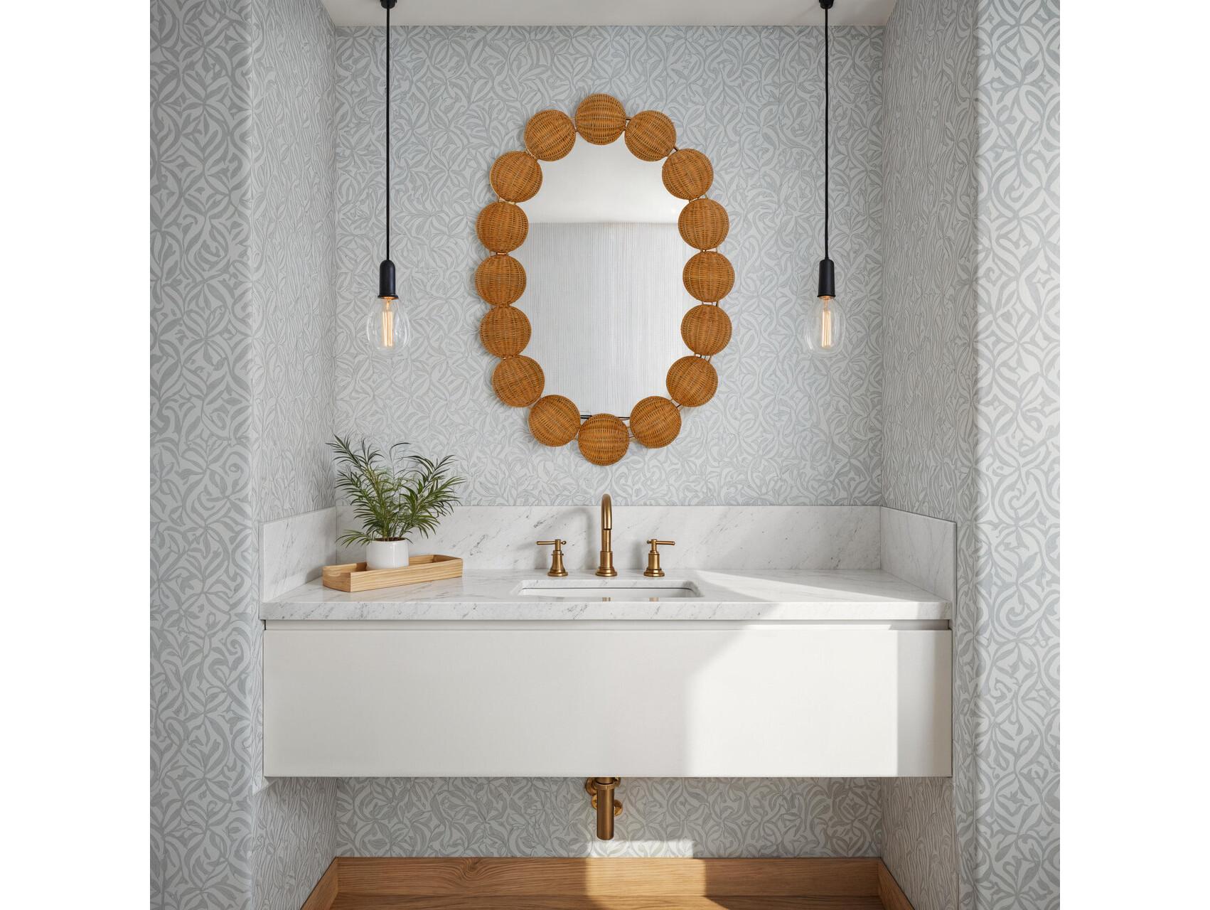 Cooper Classics Balka Oval Wall Mirror