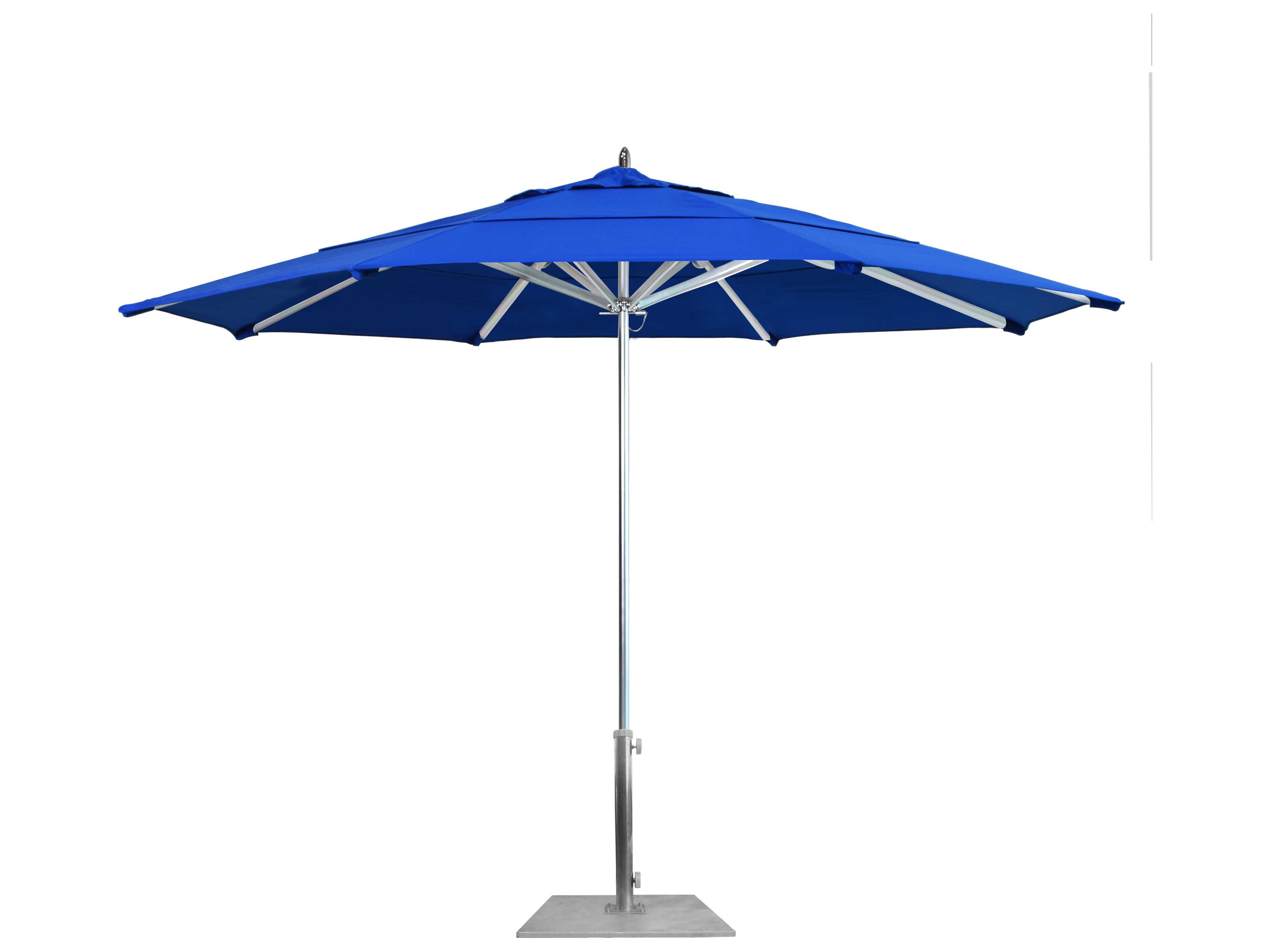 California Outdoor Patio Umbrella Quick Ship Rodeo Series 11 Foot Octagon Market Aluminum Outdoor Patio Umbrella with Push Lift System