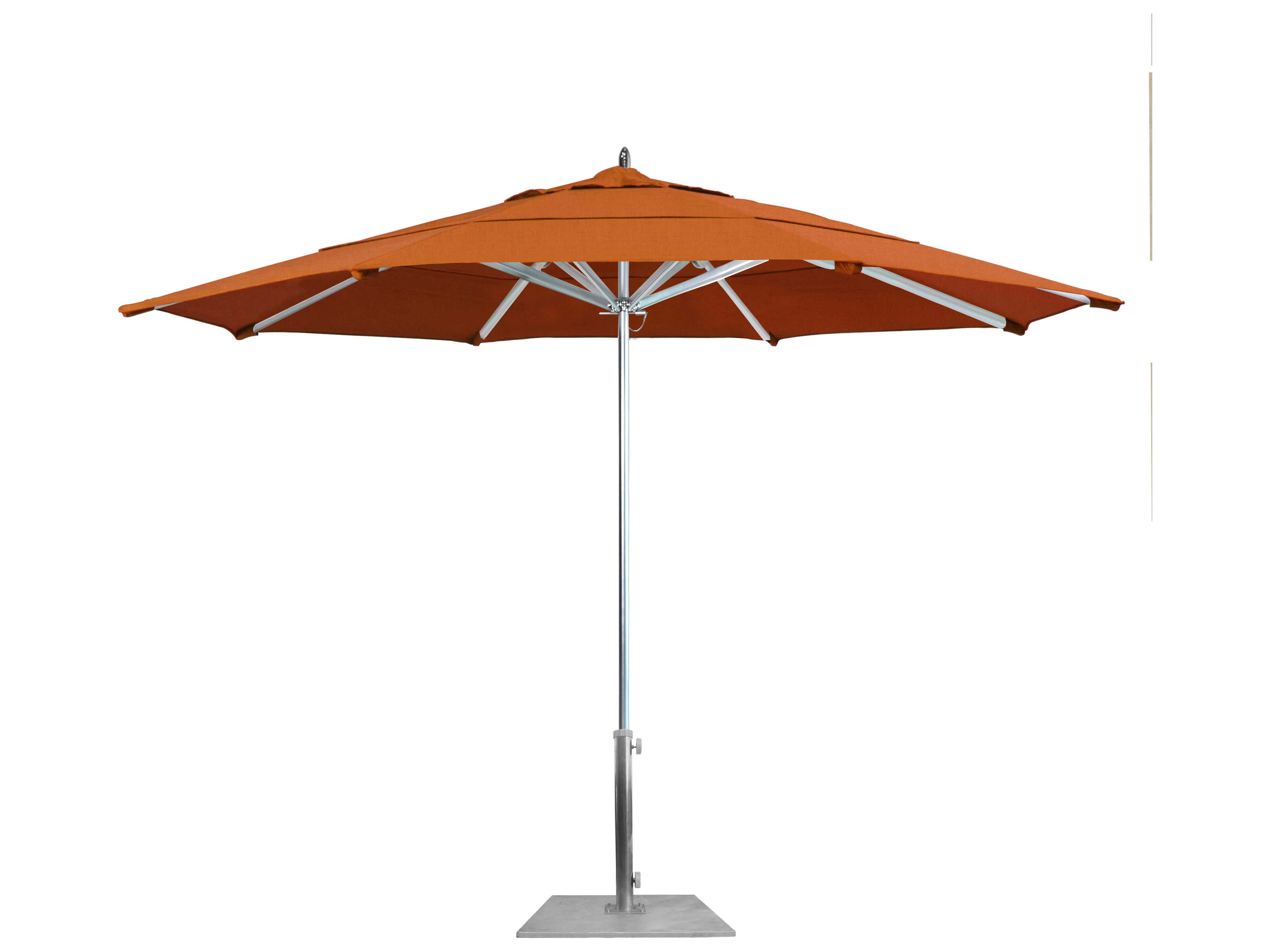 California Outdoor Patio Umbrella Quick Ship Rodeo Series 11 Foot Octagon Market Aluminum Outdoor Patio Umbrella with Push Lift System