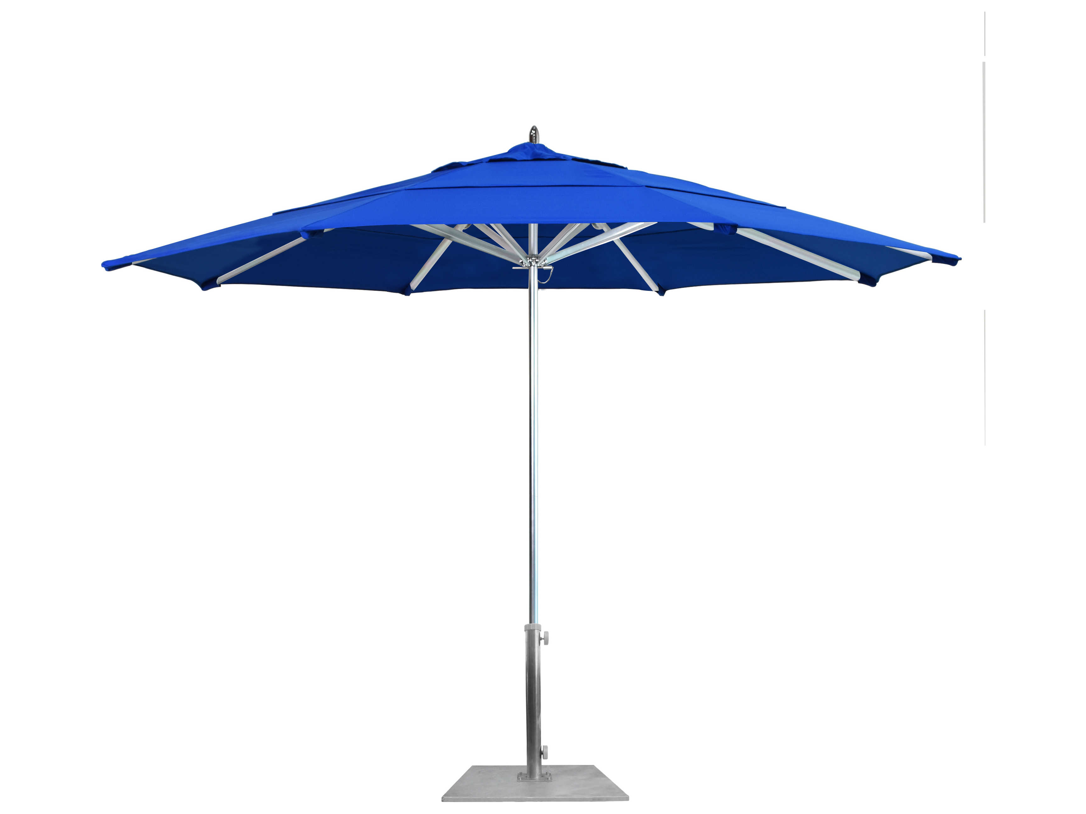 California Patio Umbrella Custom Rodeo Series 11 Foot Octagon Market Aluminum Patio Umbrella with Push Lift System