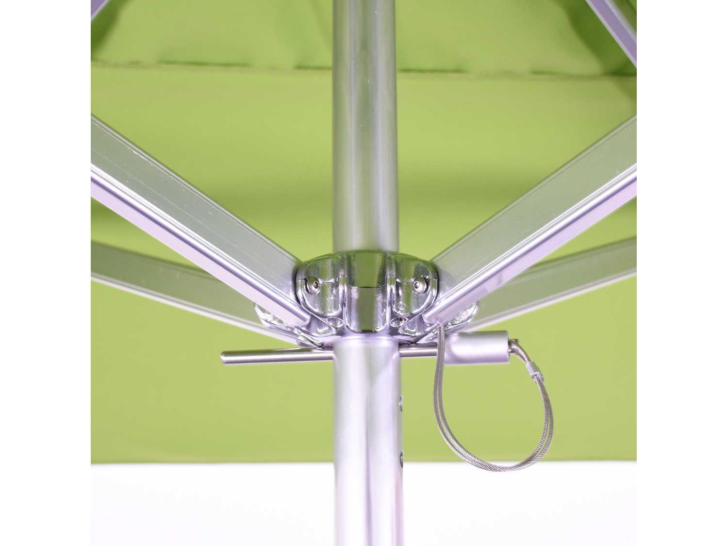 California Outdoor Patio Umbrella Custom Rodeo Series 6 Foot Square Market Aluminum Outdoor Patio Umbrella with Push Lift System