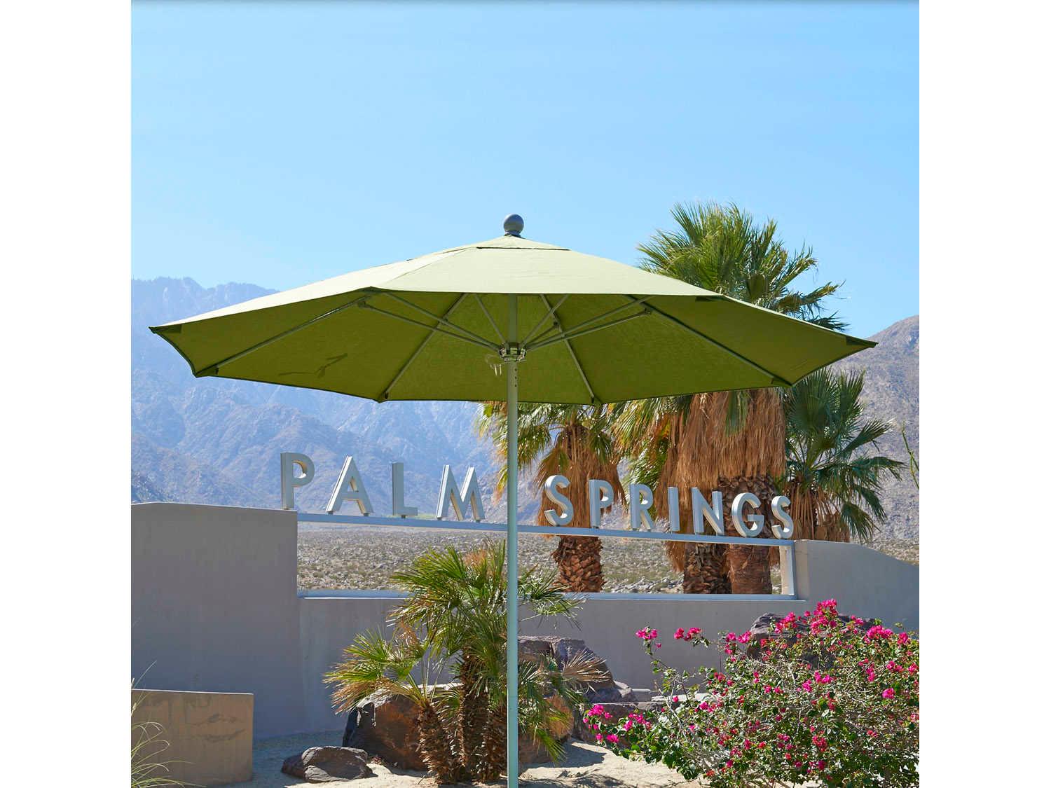 California Patio Umbrella Quick Ship Venture Series 9 Foot Octagon Market Aluminum Patio Umbrella with Push Lift System