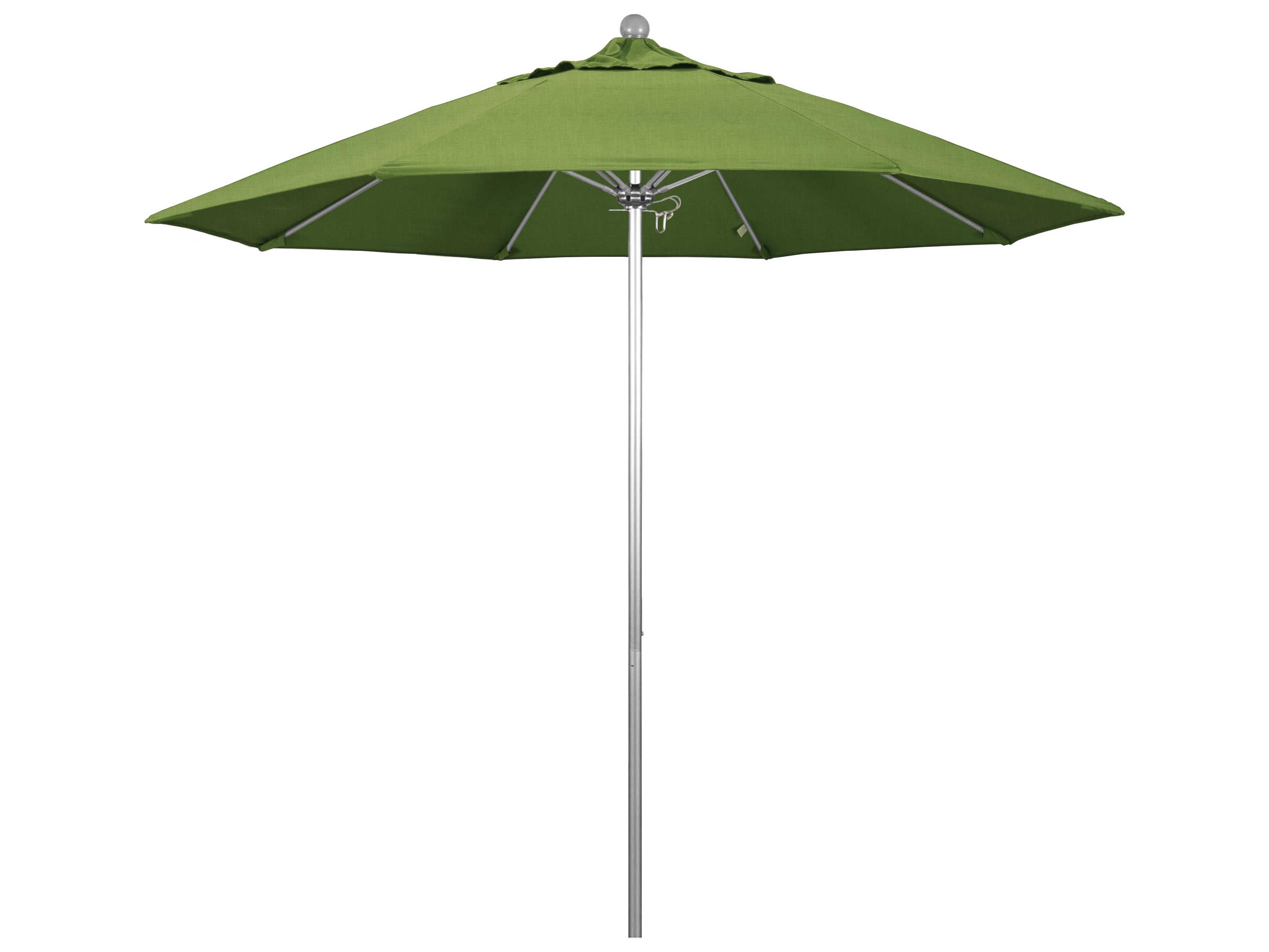 California Patio Umbrella Custom Venture Series 9 Foot Octagon Market Aluminum Patio Umbrella with Push Lift System
