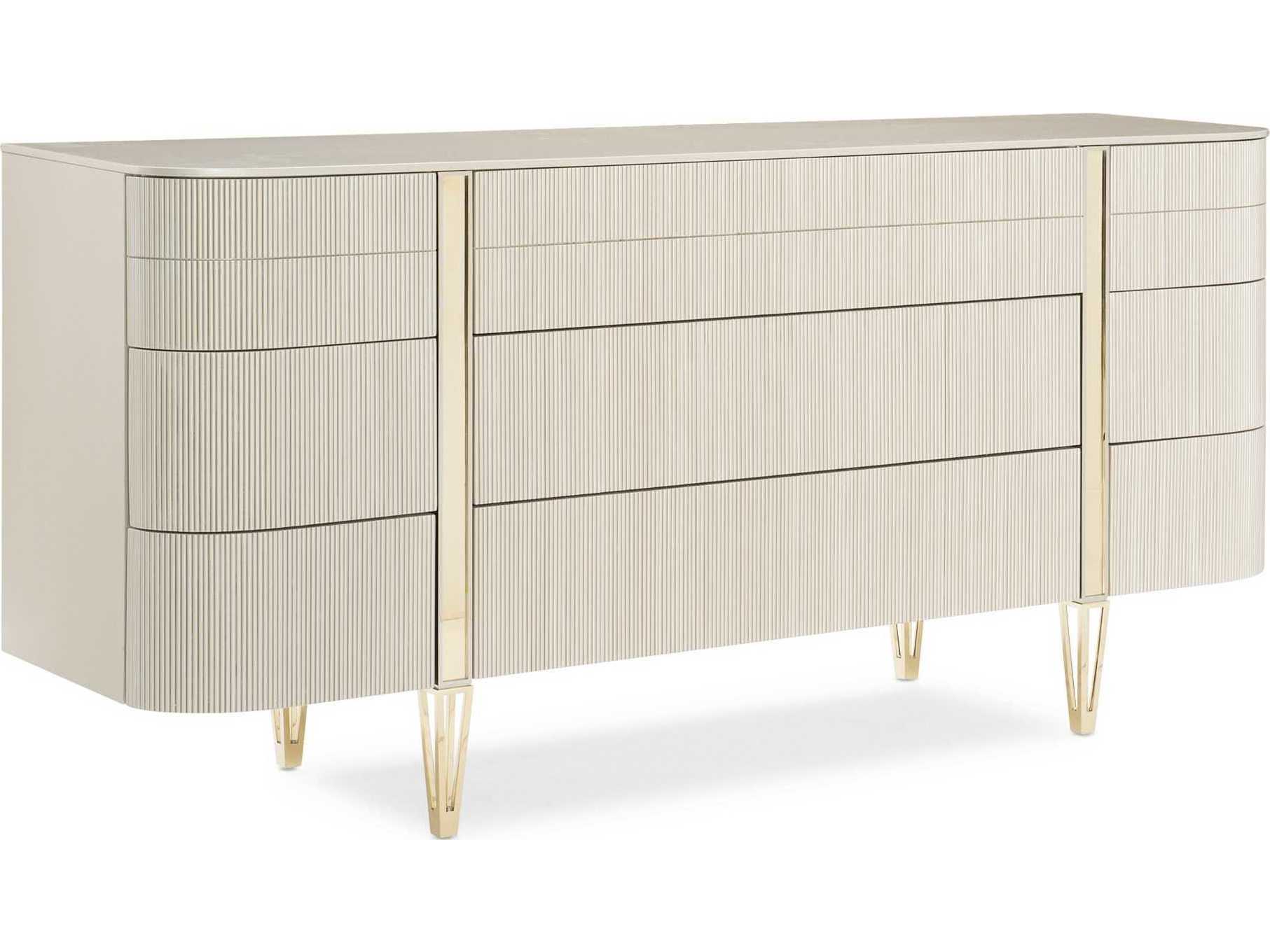Caracole Classic Love at First Sight 9-Drawers White Dresser