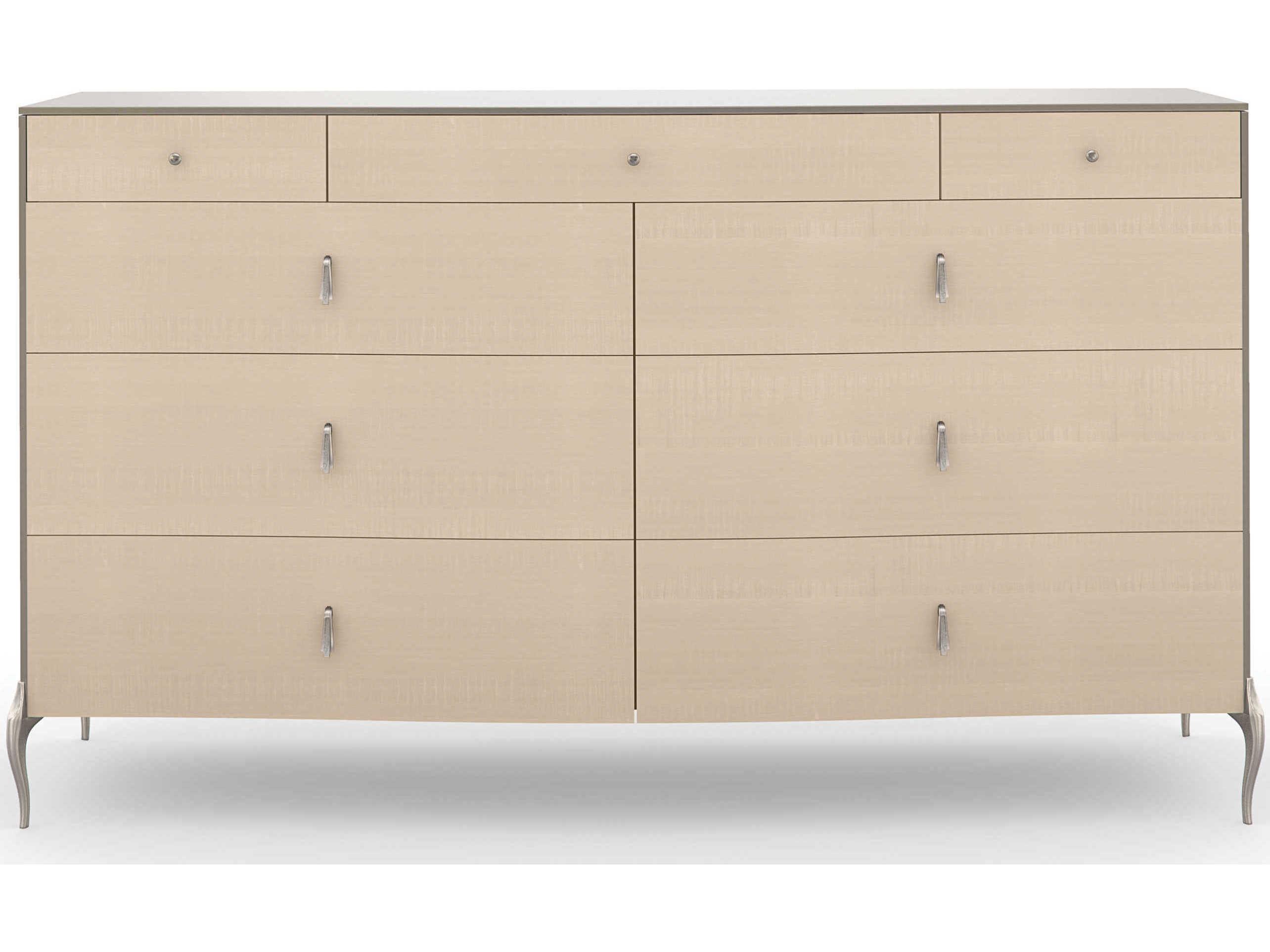 Caracole Classic Dress to Impress 9-Drawers Double Dresser