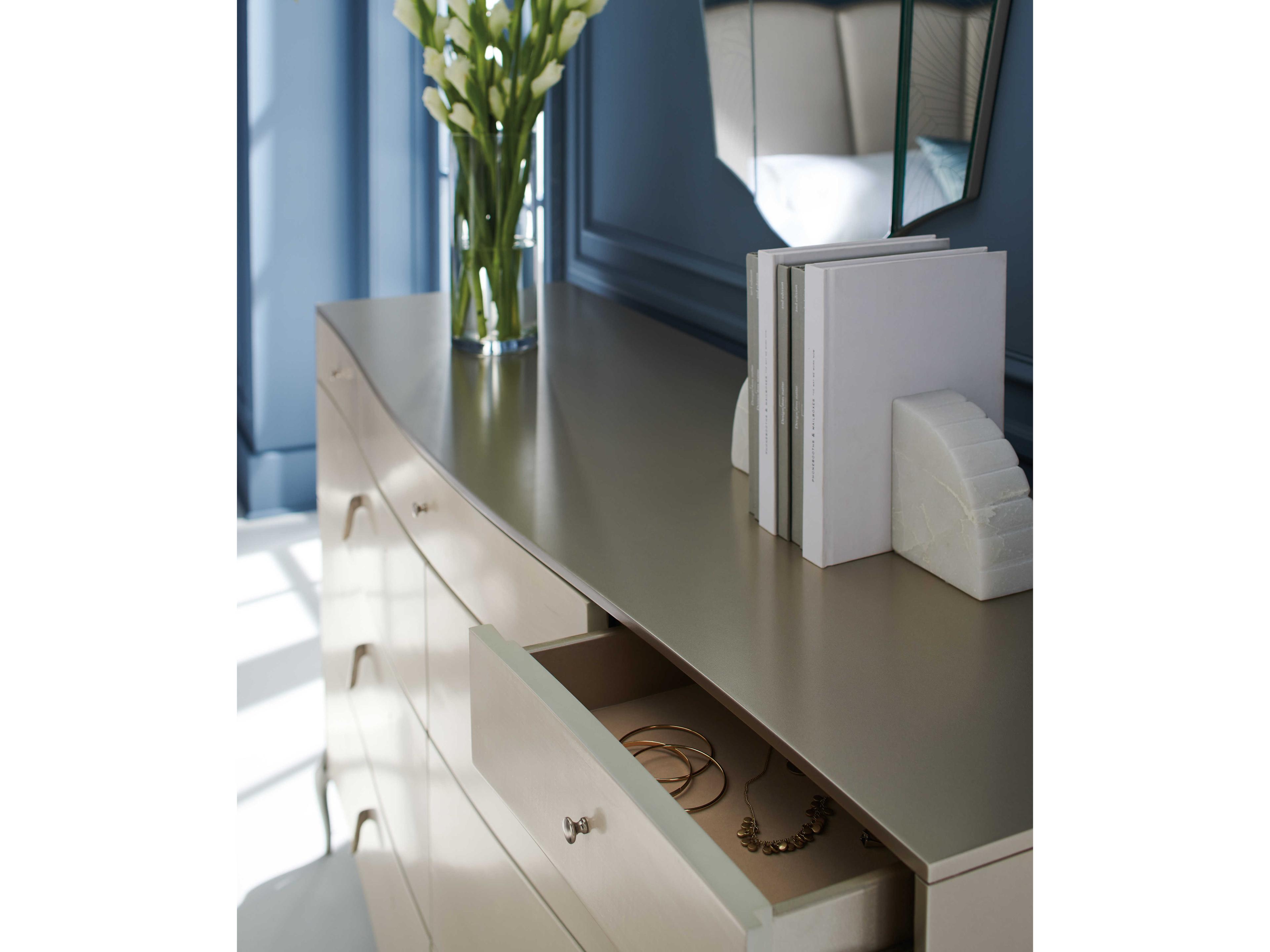 Caracole Classic Dress to Impress 9-Drawers Double Dresser