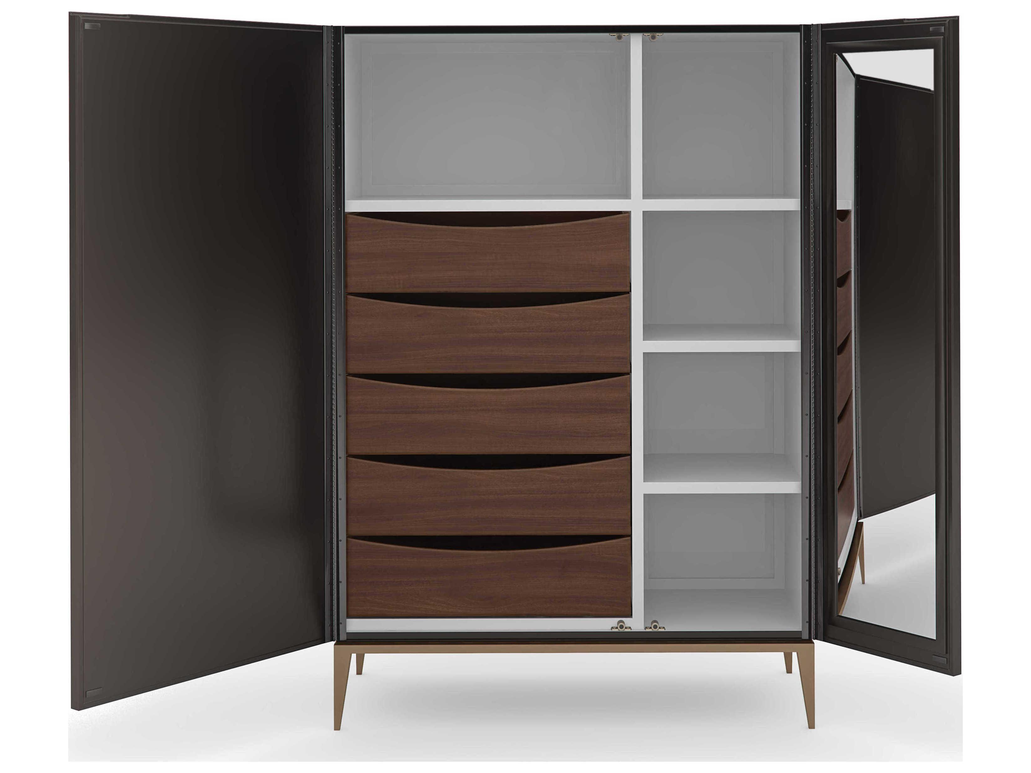 Caracole Classic Out of Line Brown Accent Chest