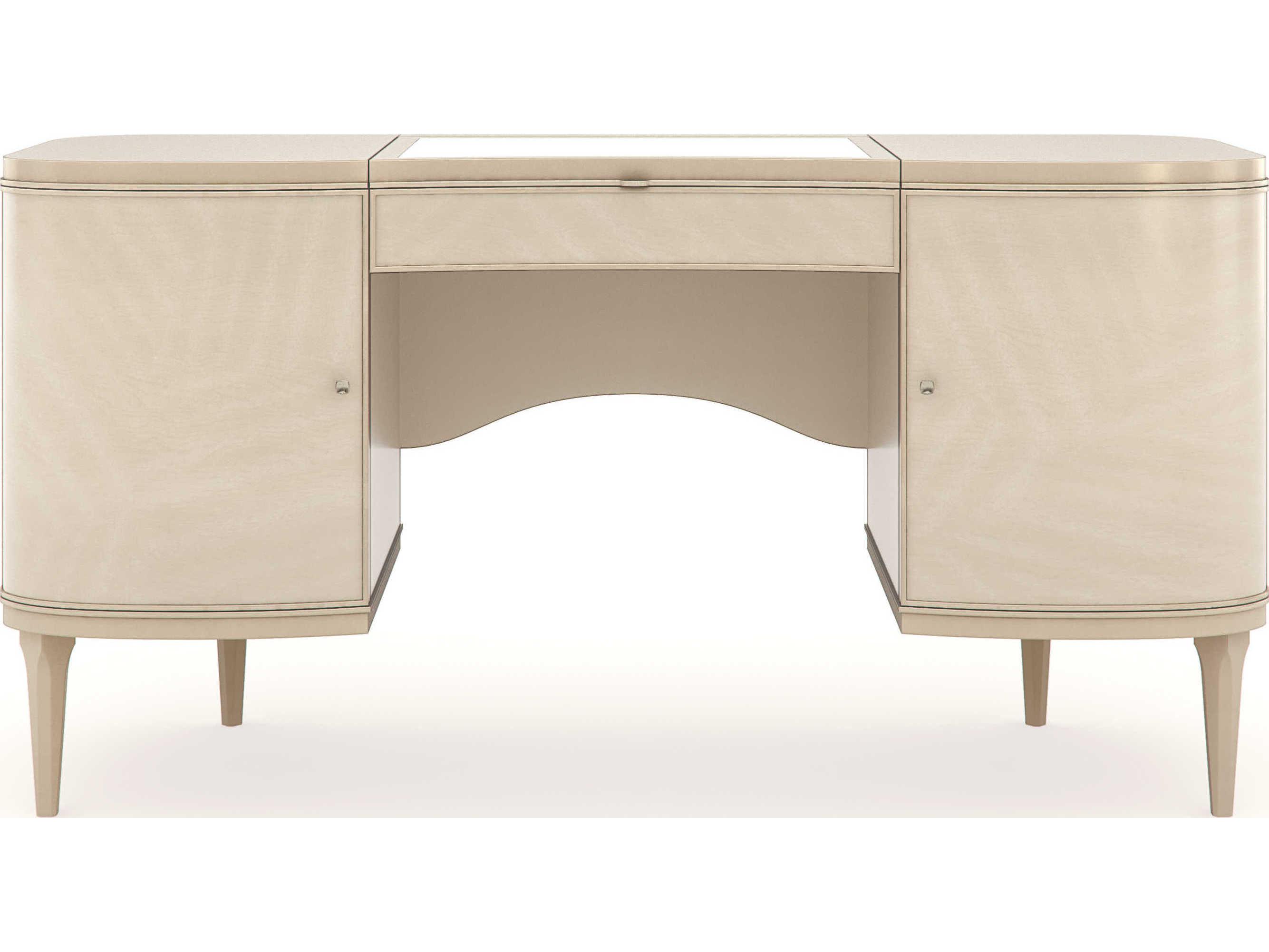 Caracole Classic Fancy Me Champagne Pearl Natural Glow Fancy Me Vanity Table