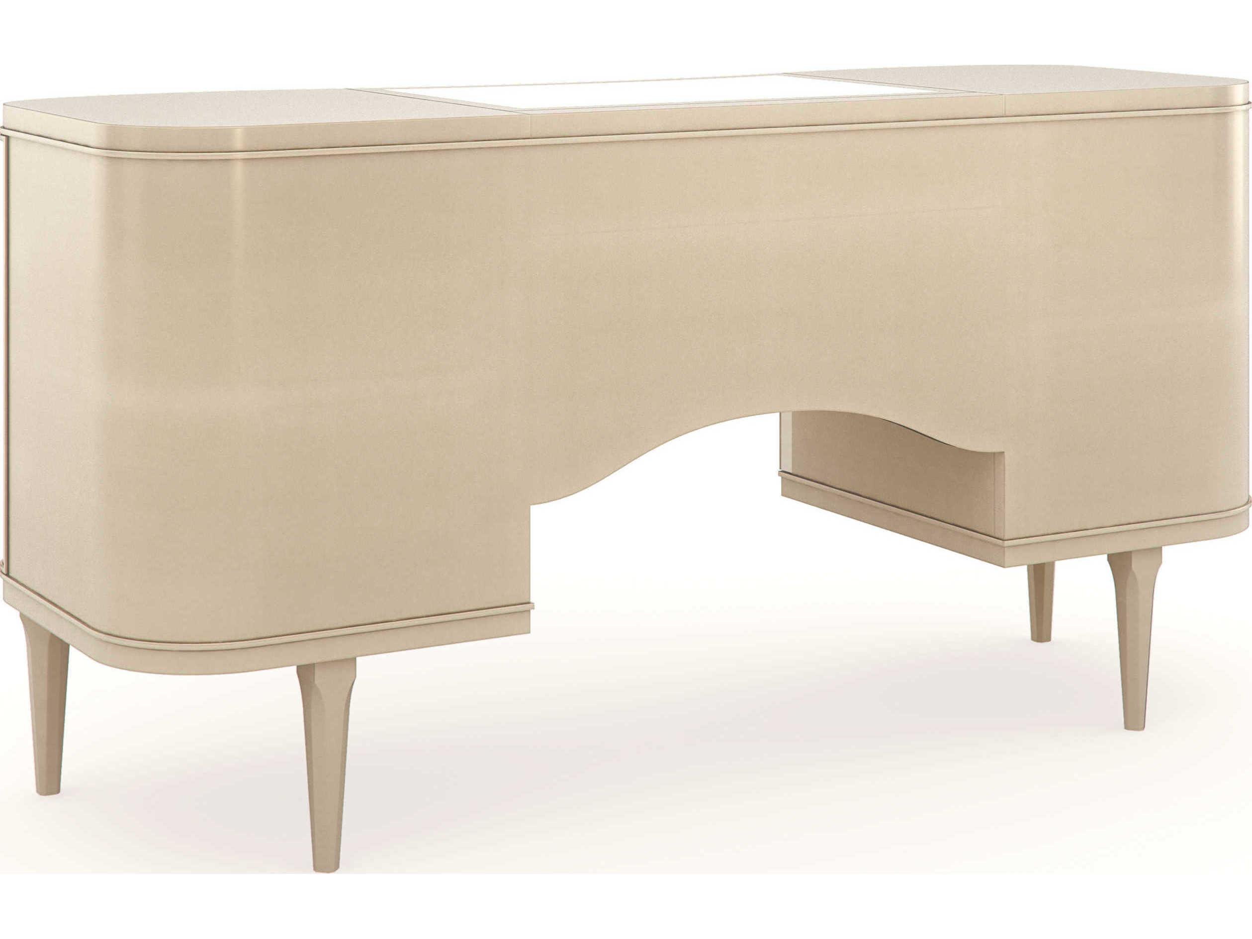 Caracole Classic Fancy Me Champagne Pearl Natural Glow Fancy Me Vanity Table