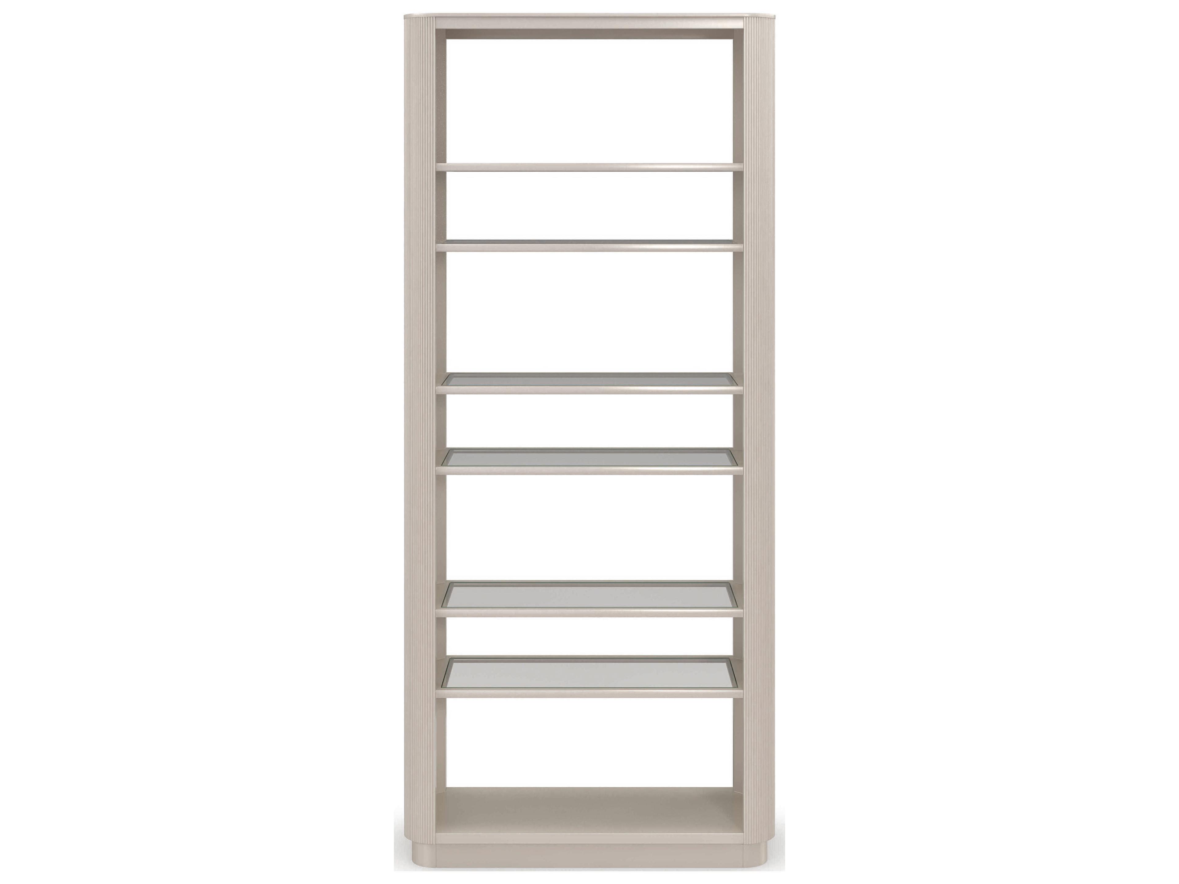 Caracole Classic Higher Love Matte Pearl Bookcase