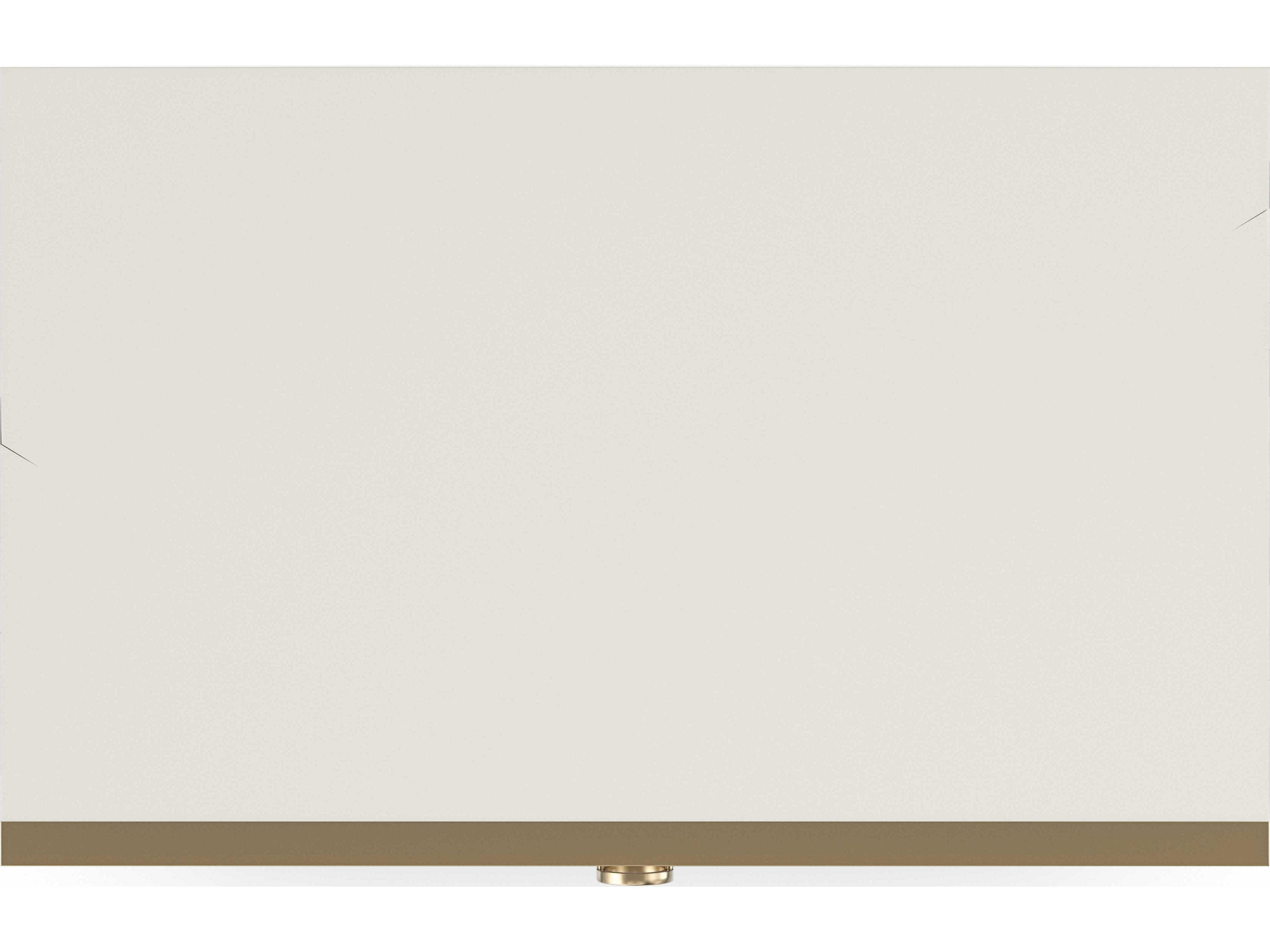 Caracole Classic Bedrock 3-Drawers White Poplar Wood Nightstand