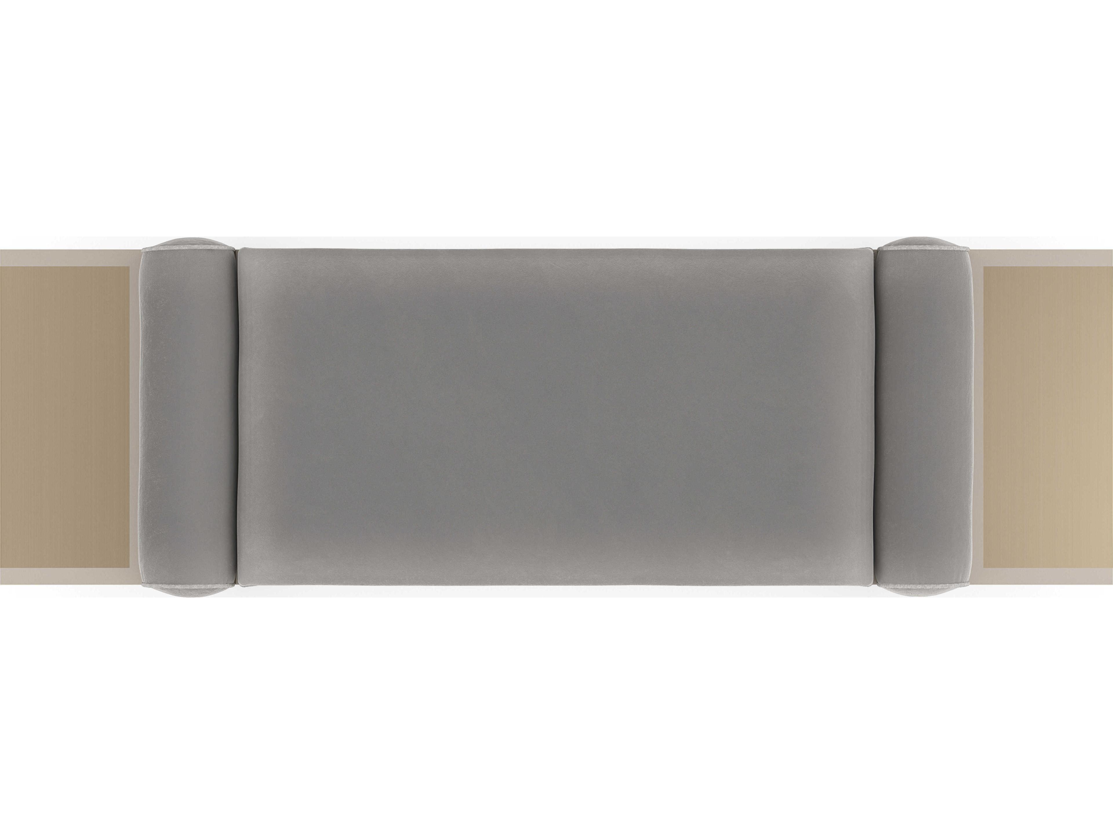 Caracole Classic Roll Play White Upholstered Accent Bench