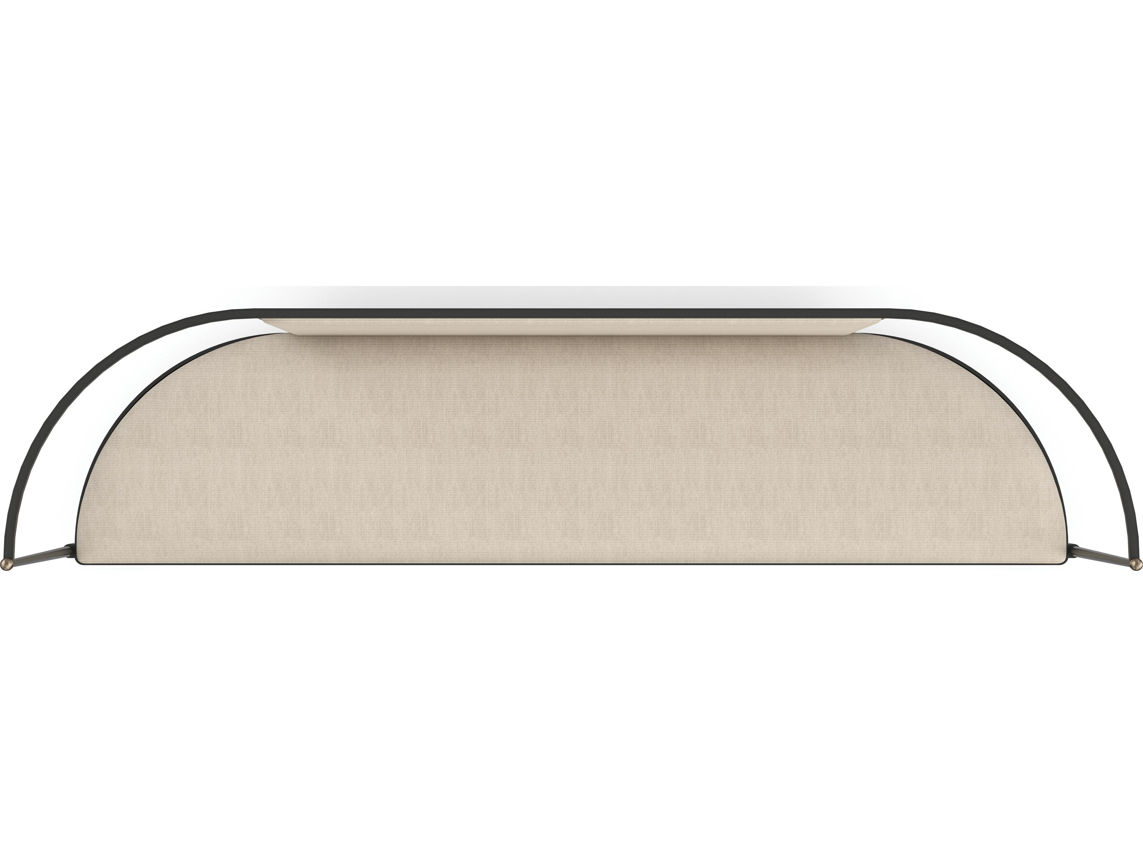 Caracole Classic Toulouse Beige Upholstered Bench