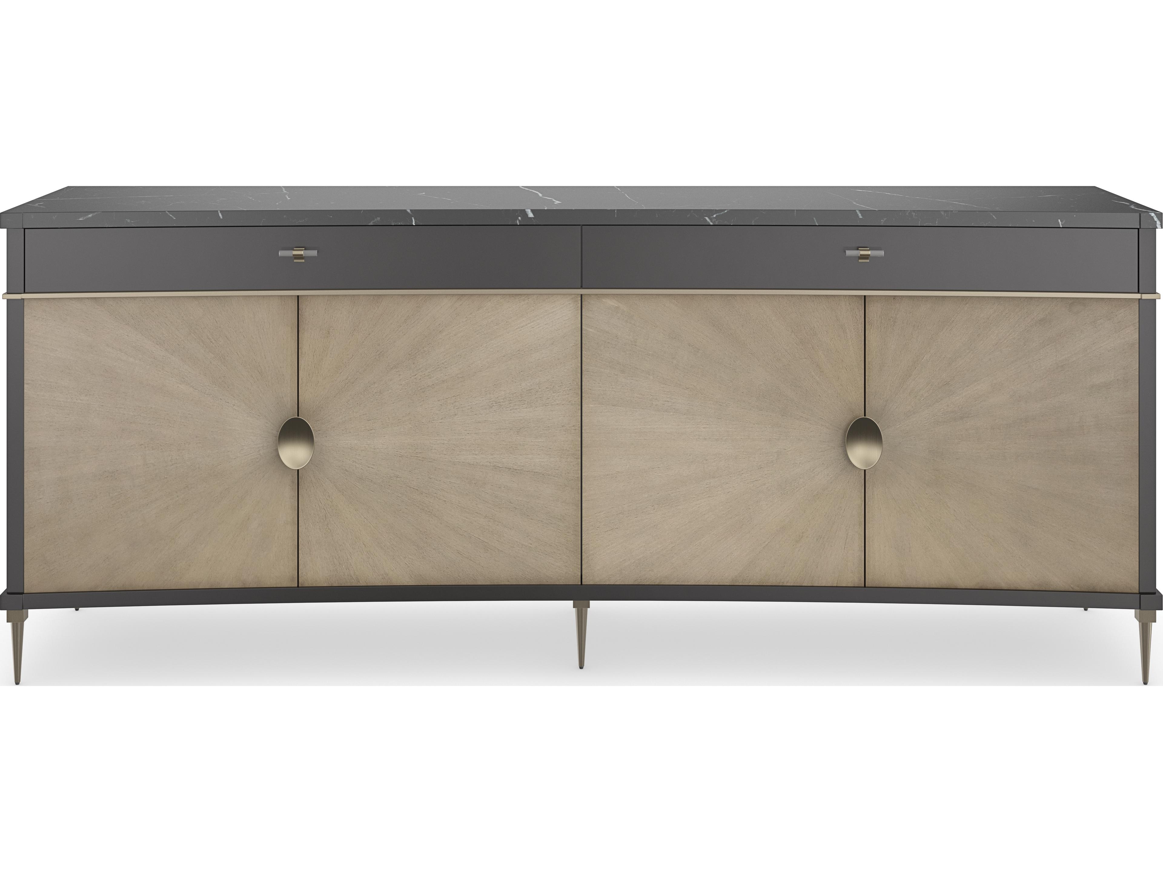 Caracole Classic Noir 84" Hardwood Sideboard
