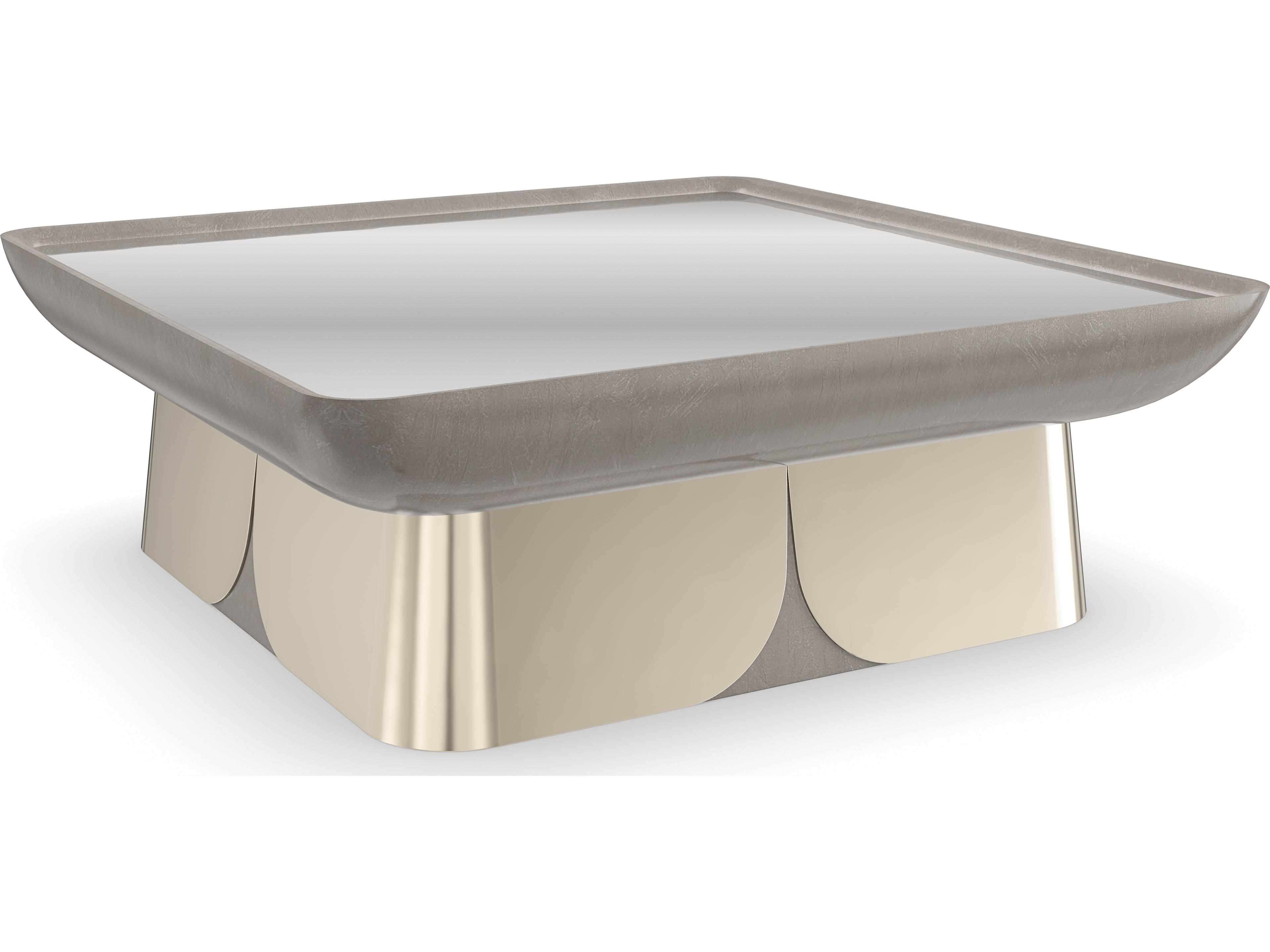Caracole Classic Zenith Square Mirror Coffee Table