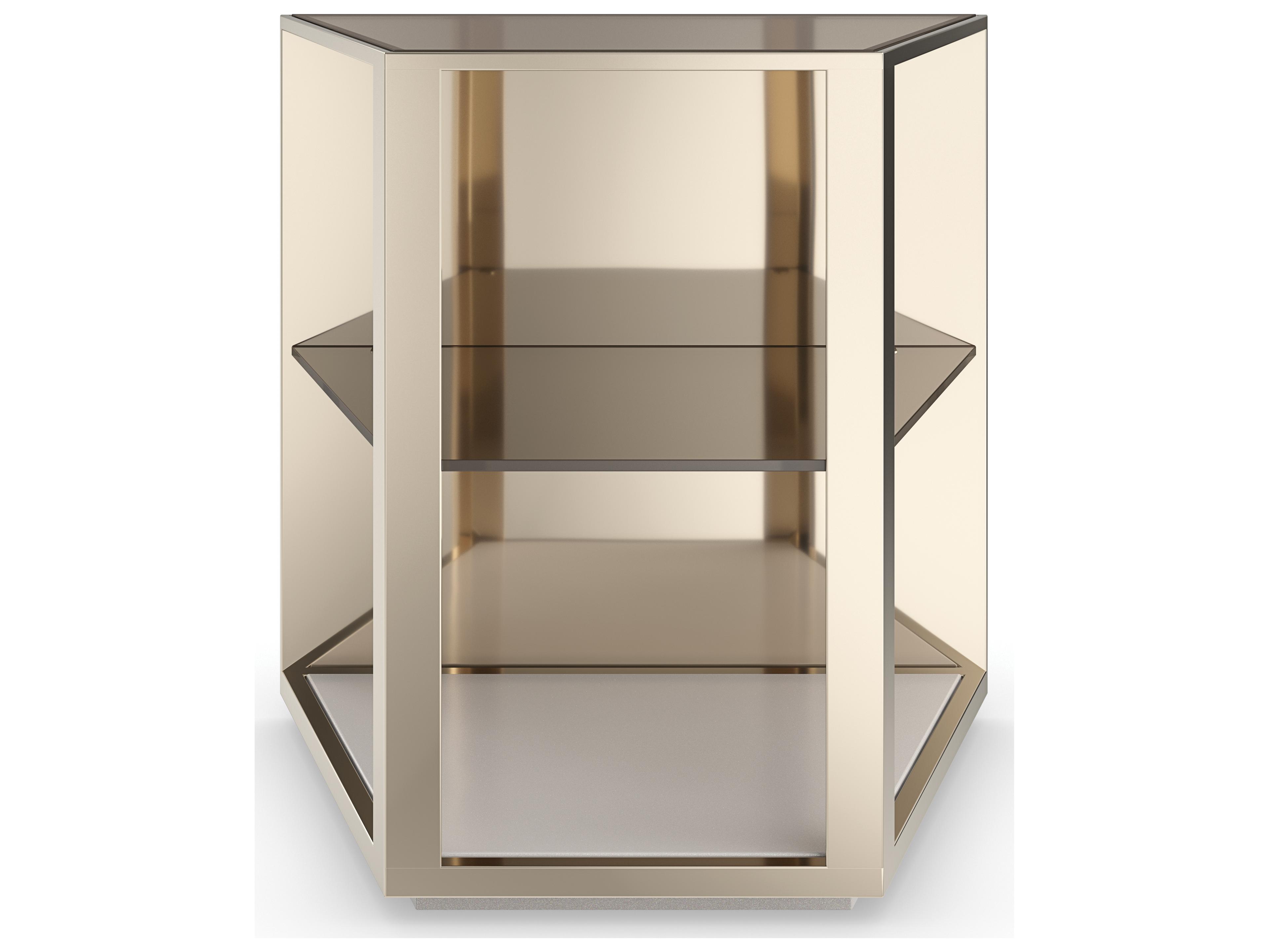 Caracole Classic Refraction Glass End Table