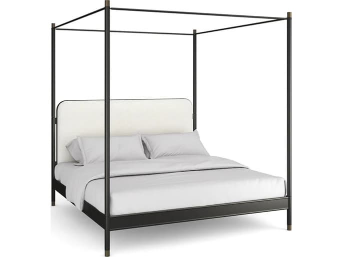 Caracole Classic Campaign King Bed with Canopy