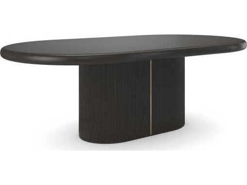 Caracole Love Oval Wood Dark Chocolate Dining Table