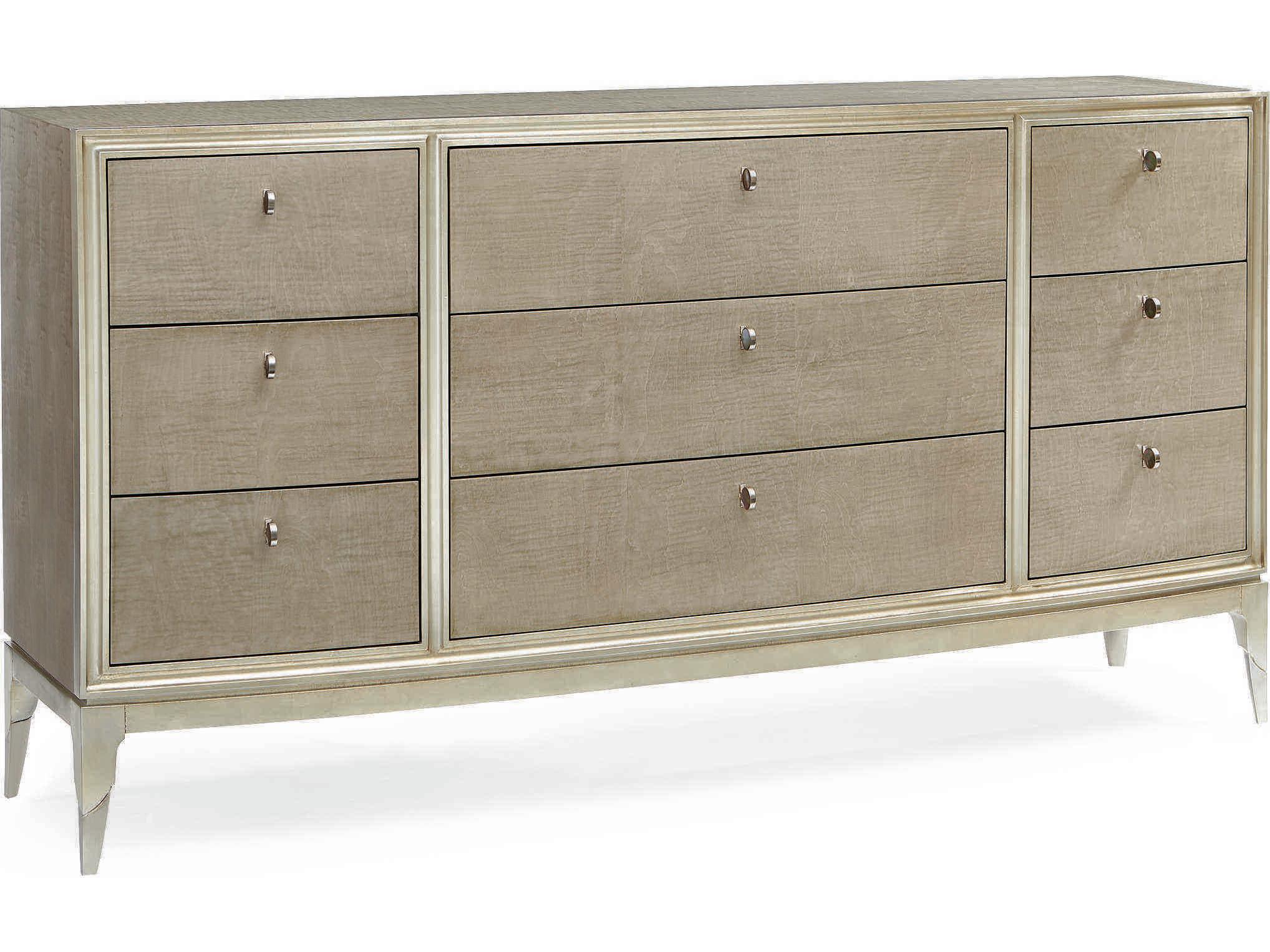Caracole Classic Made to Shine 9-Drawers Brown Dresser