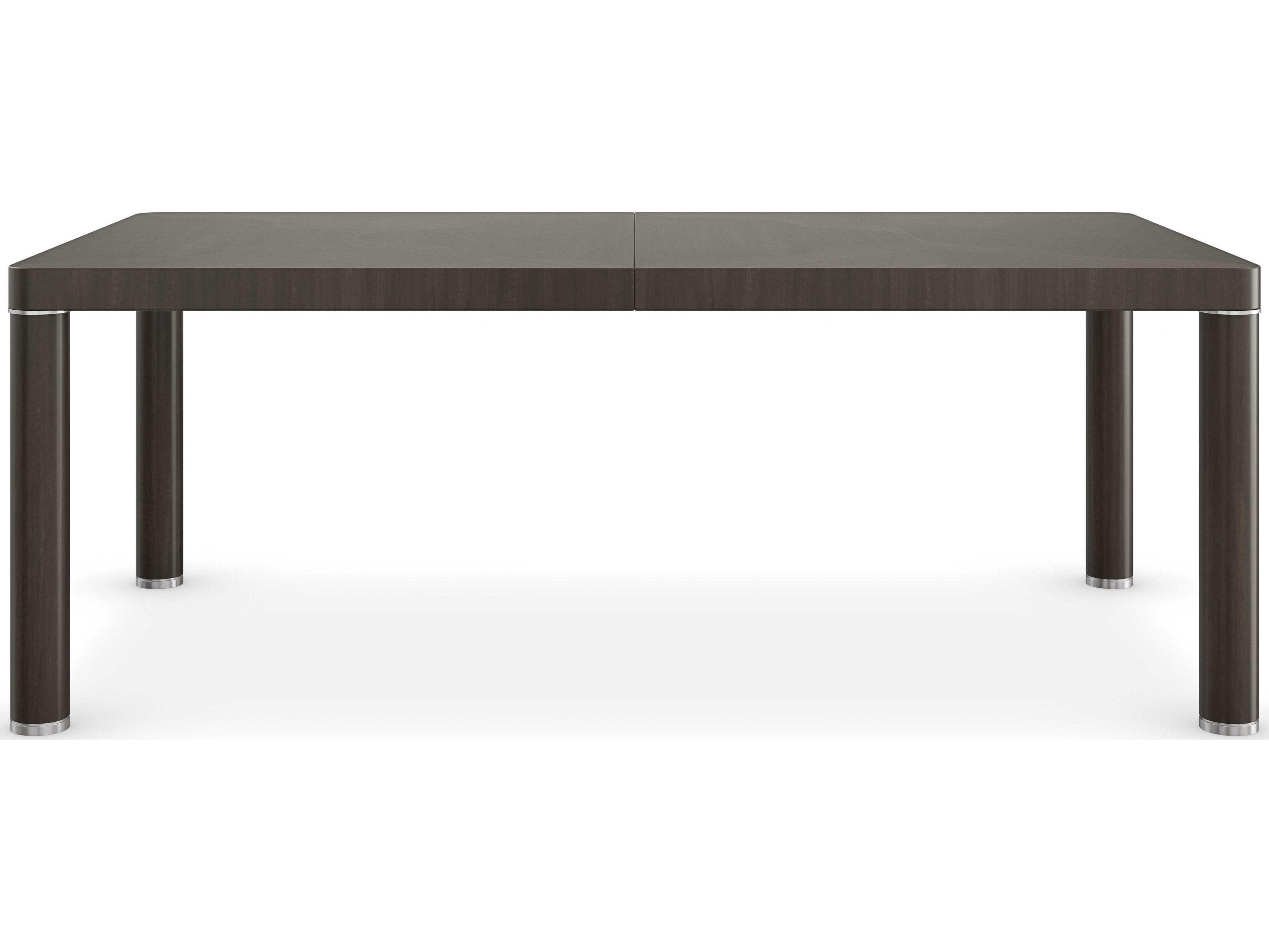 Caracole Classic Mirror Image Extendable Rectangular Wood Otter Dining Table