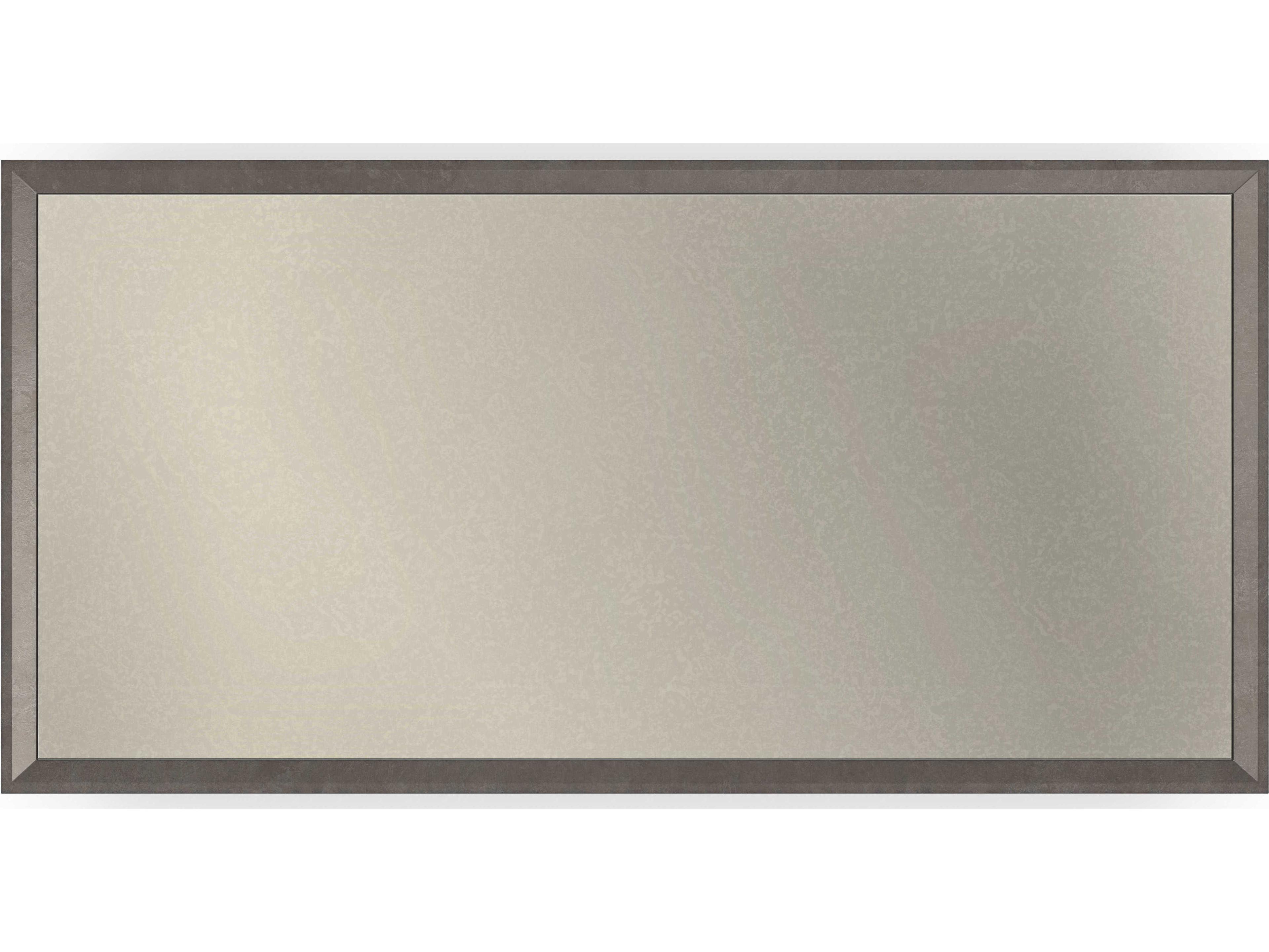 Caracole Classic Dark Matter Rectangular Mirror Twilight Frost Cocktail Table