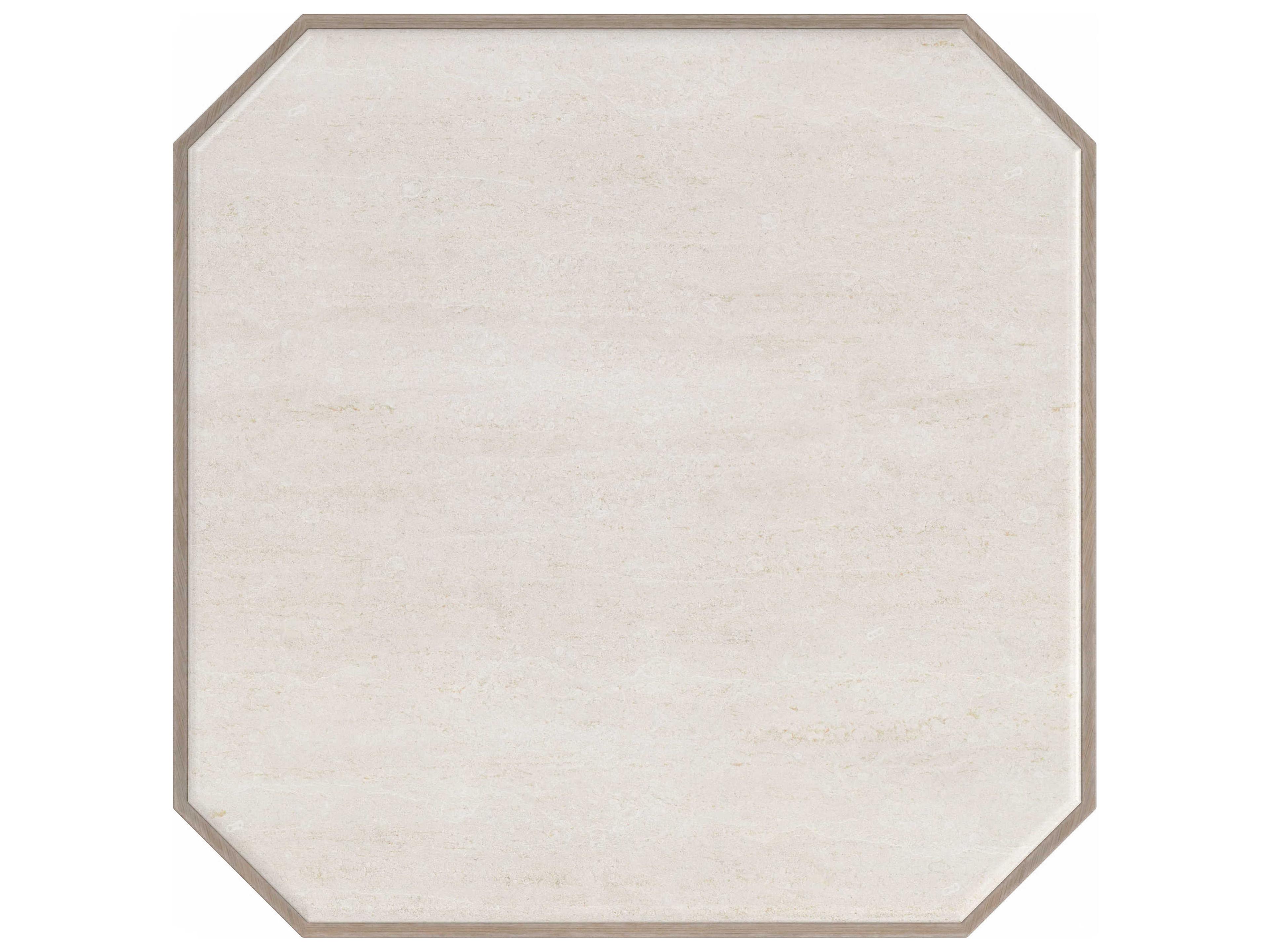 Caracole Classic Alloy Square Stone End Table