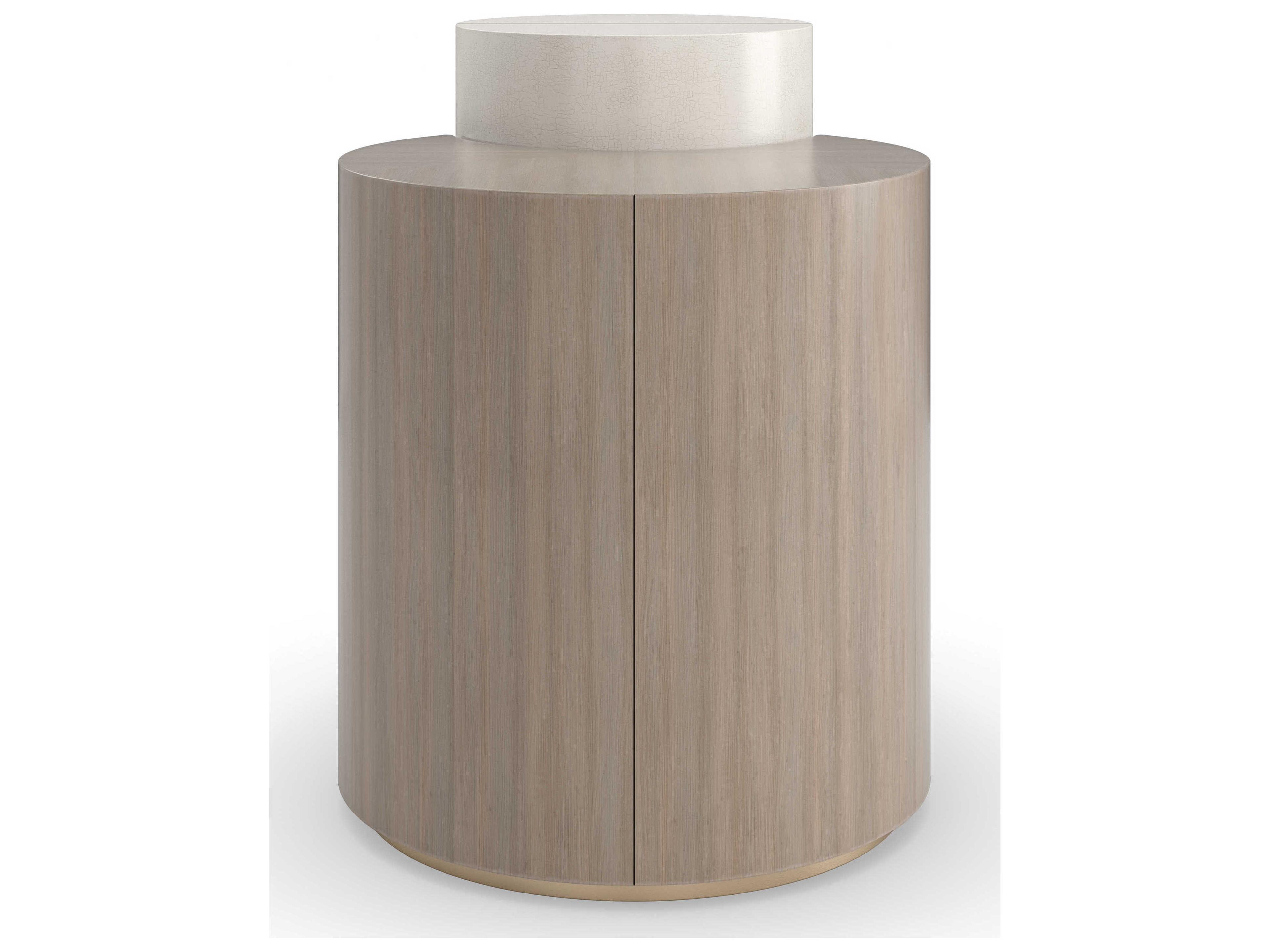 Caracole Classic Duality Wood Ivory Craze End Table