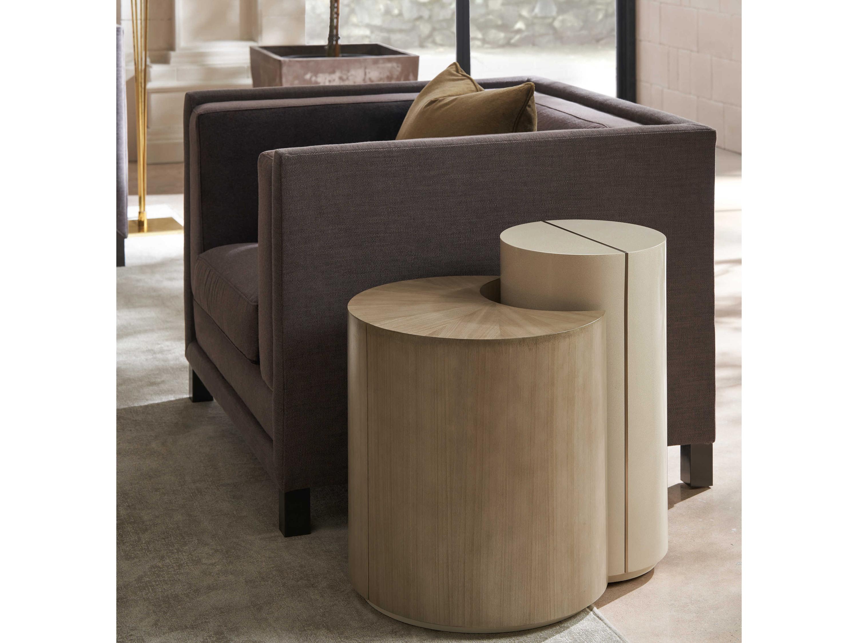 Caracole Classic Duality Wood Ivory Craze End Table