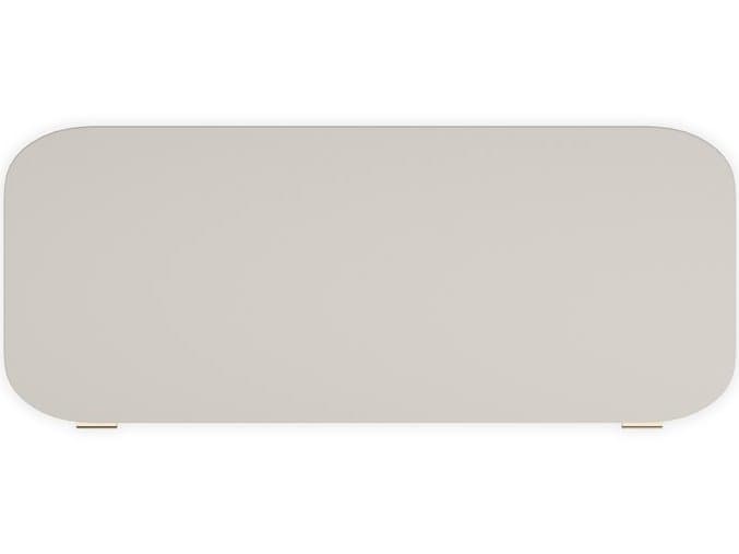 Caracole Classic Lady Love Matte Pearl Beige Birch Wood Secretary Desk