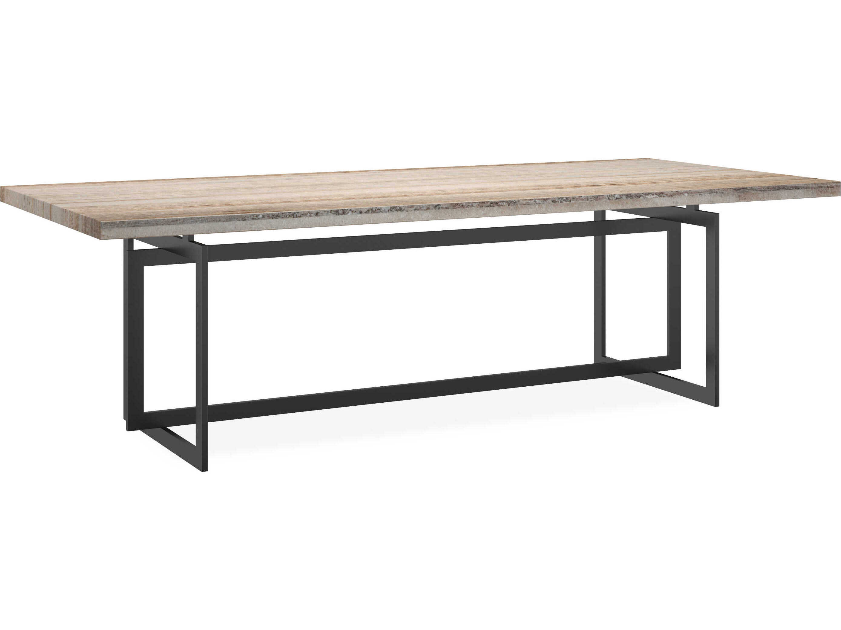 Caracole Classic Wish You Were Here Rectangular Steel Dining Table