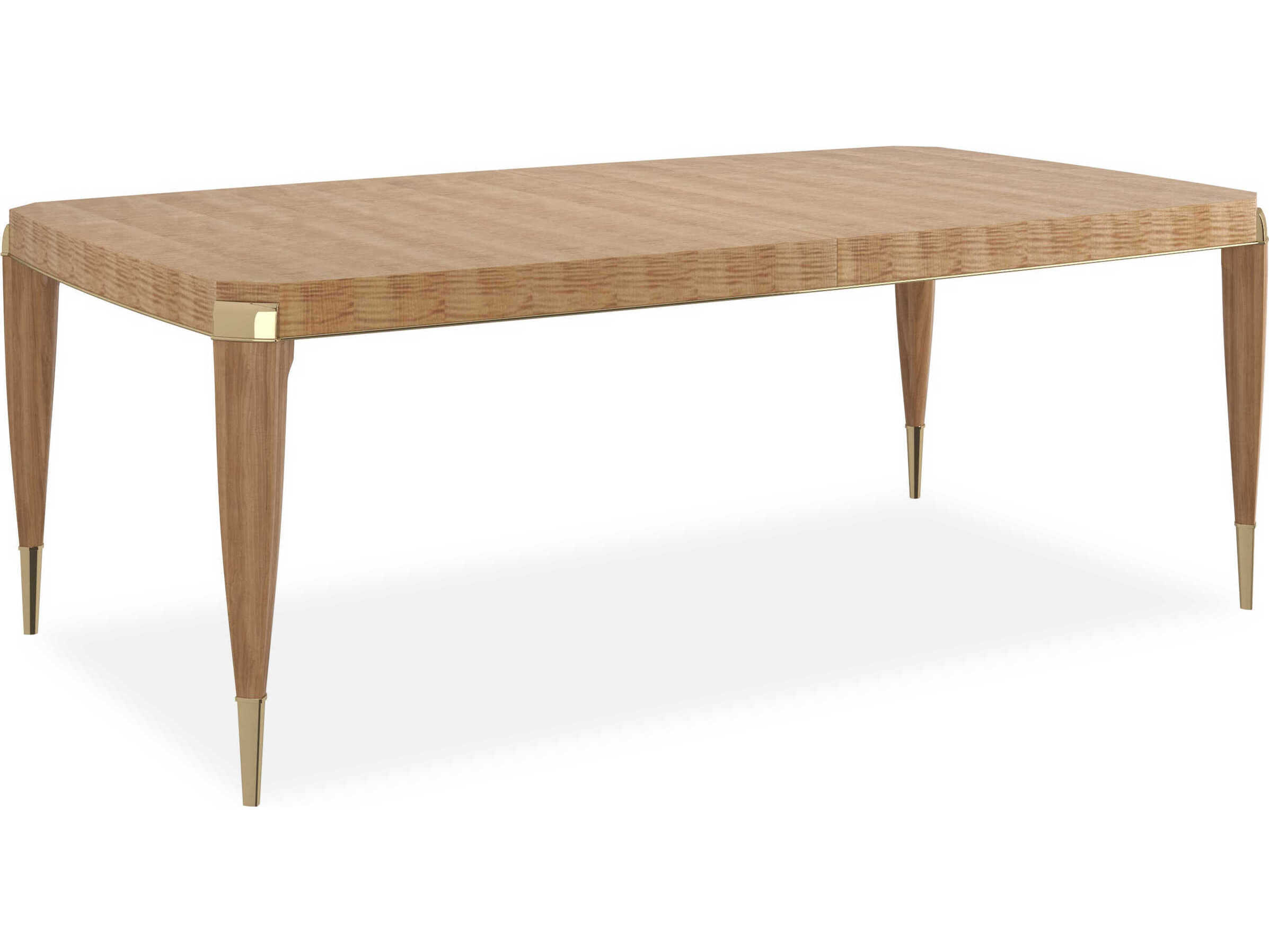 Caracole Classic All Trimmed Out Rectangular Wood Dining Table