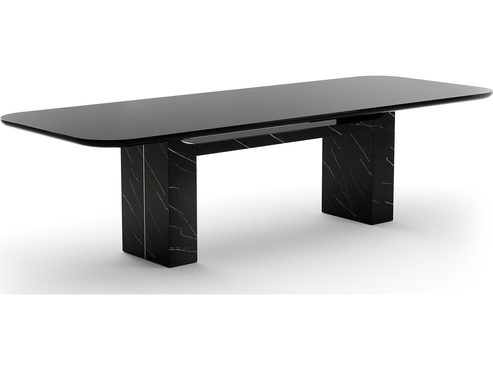 Caracole Overlap Rectangular Wood Dining Table