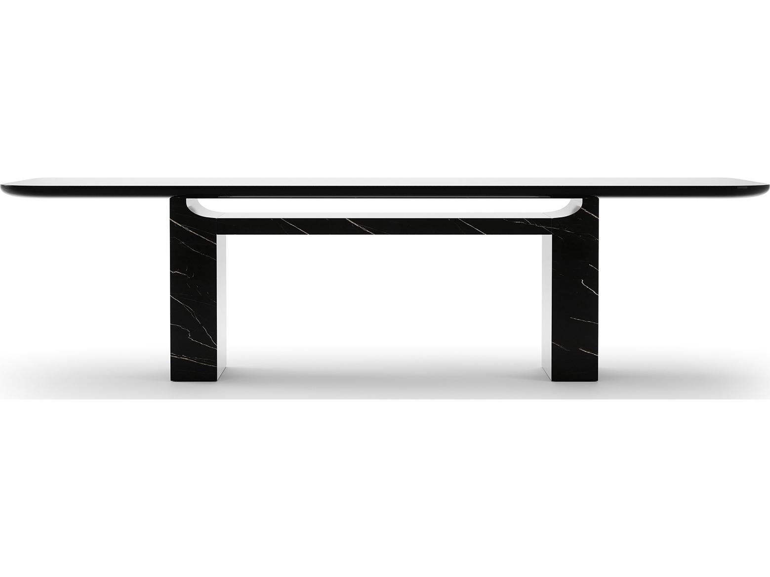 Caracole Overlap Rectangular Wood Dining Table
