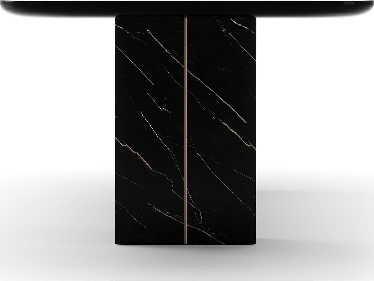 Caracole Overlap Rectangular Wood Dining Table