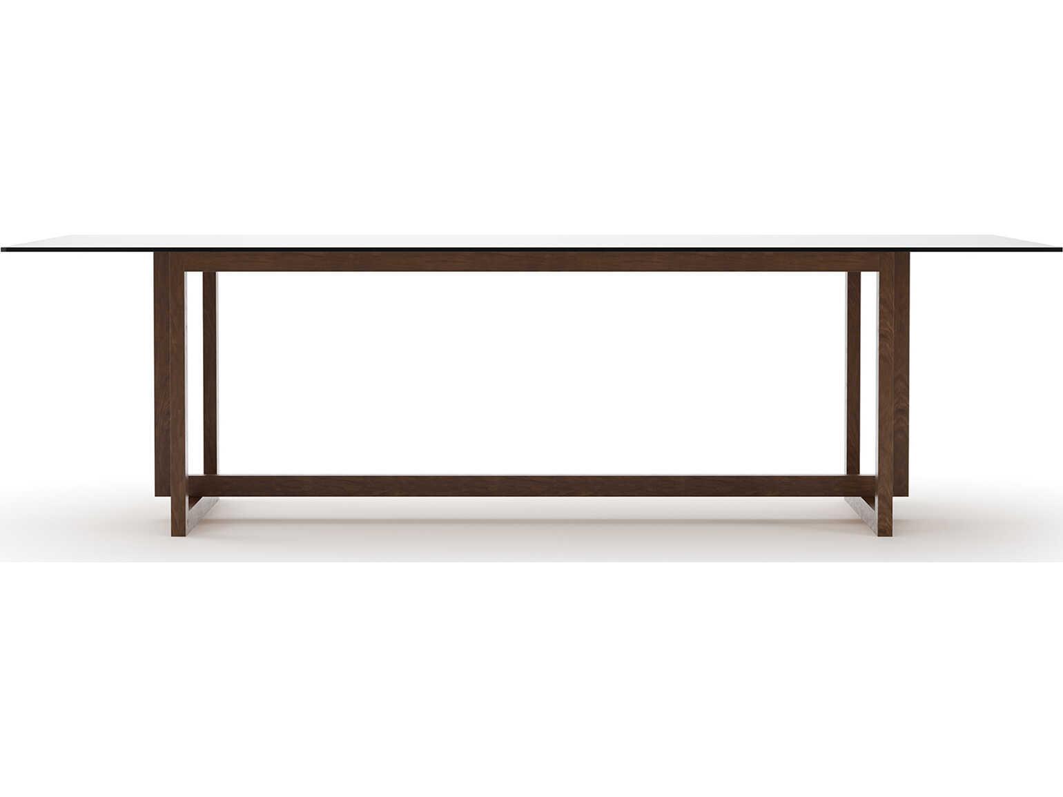 Caracole Wish You Were Here Rectangular Glass Dining Table