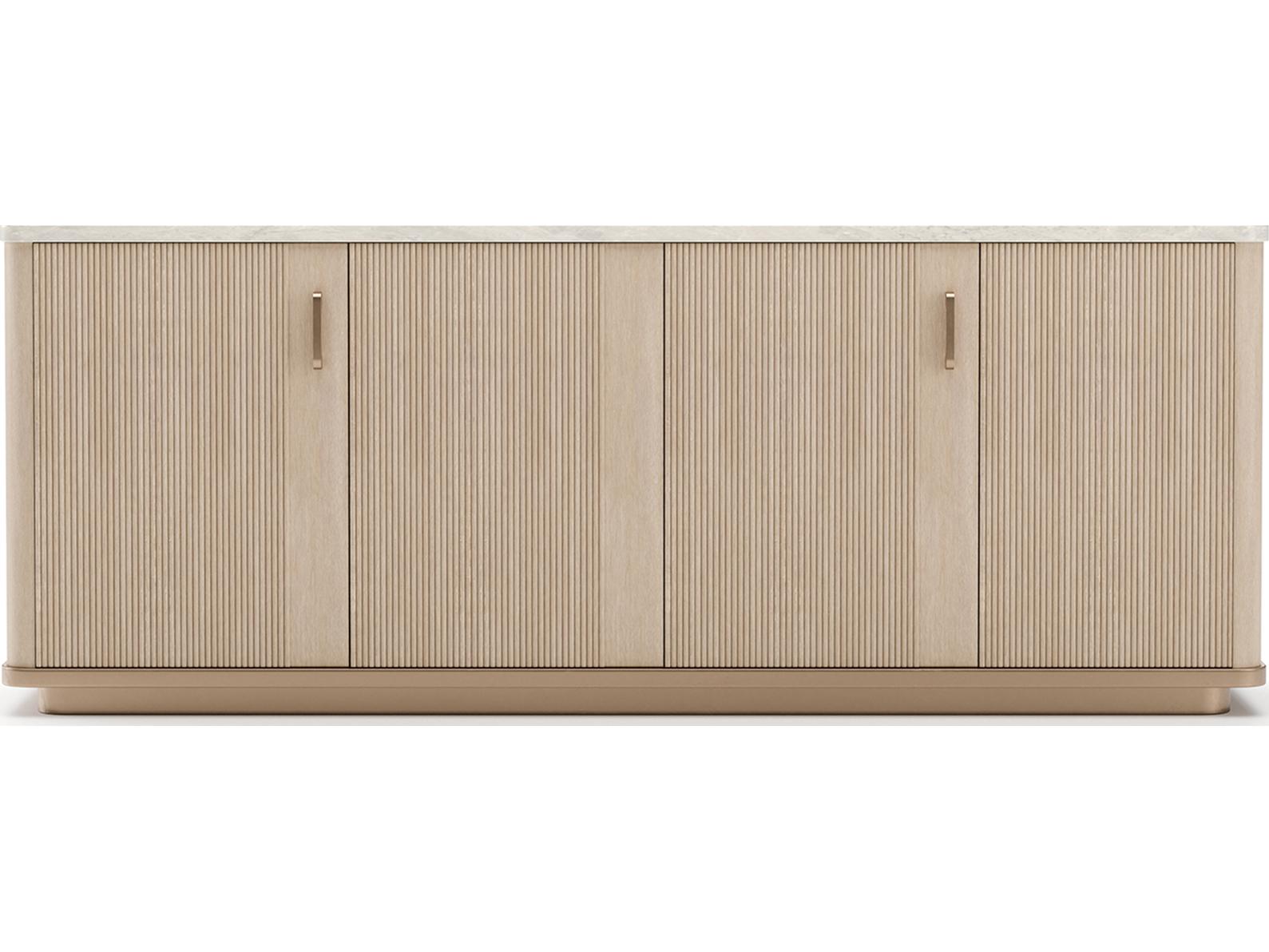 Caracole Rhythm 83" Oak Wood Sideboard