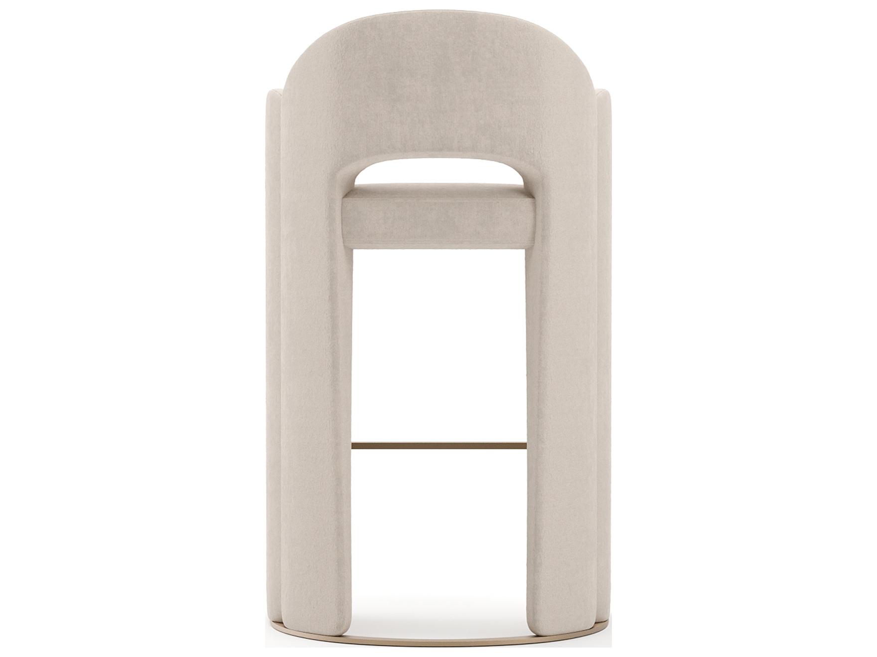 Caracole Overlap Upholstered Bar Stool