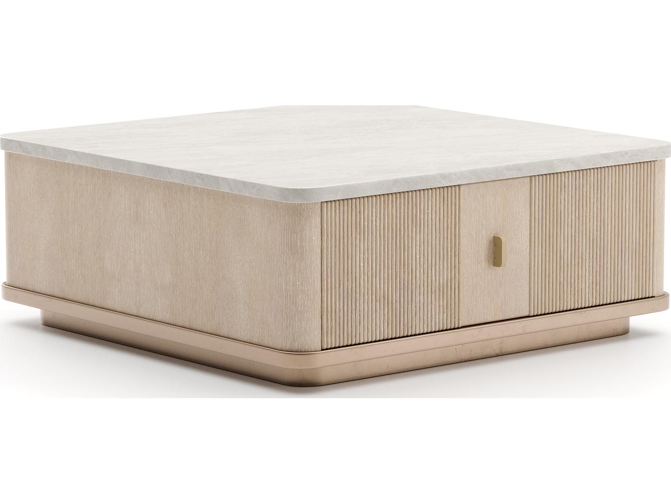 Caracole Rhythm Rectangular Steel Coffee Table