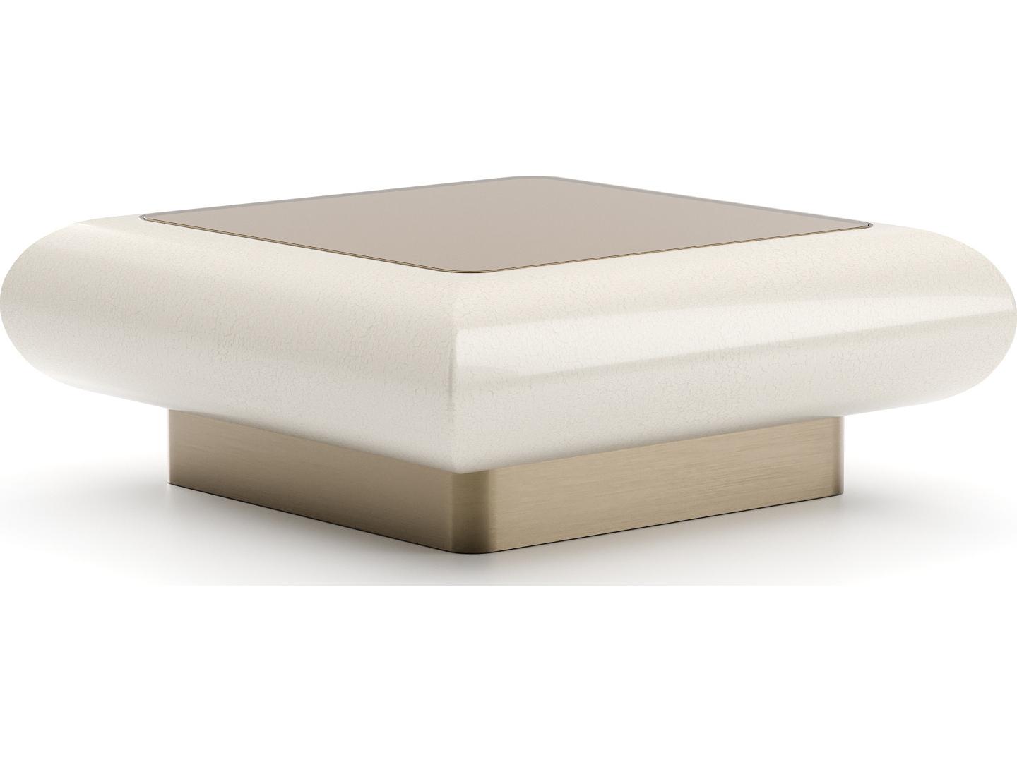 Caracole Seta Square Glass Coffee Table