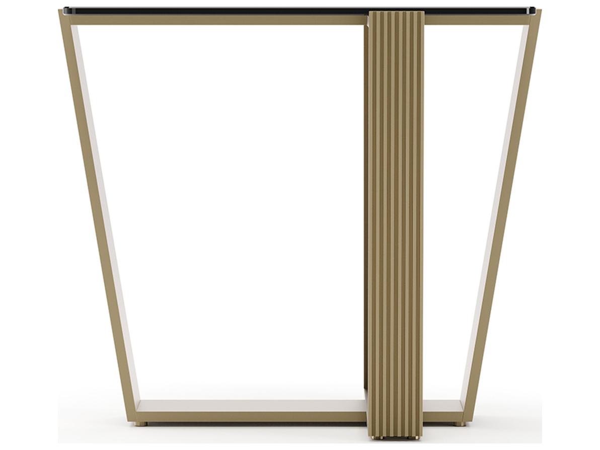 Caracole Counter Balance Rectangular Glass End Table